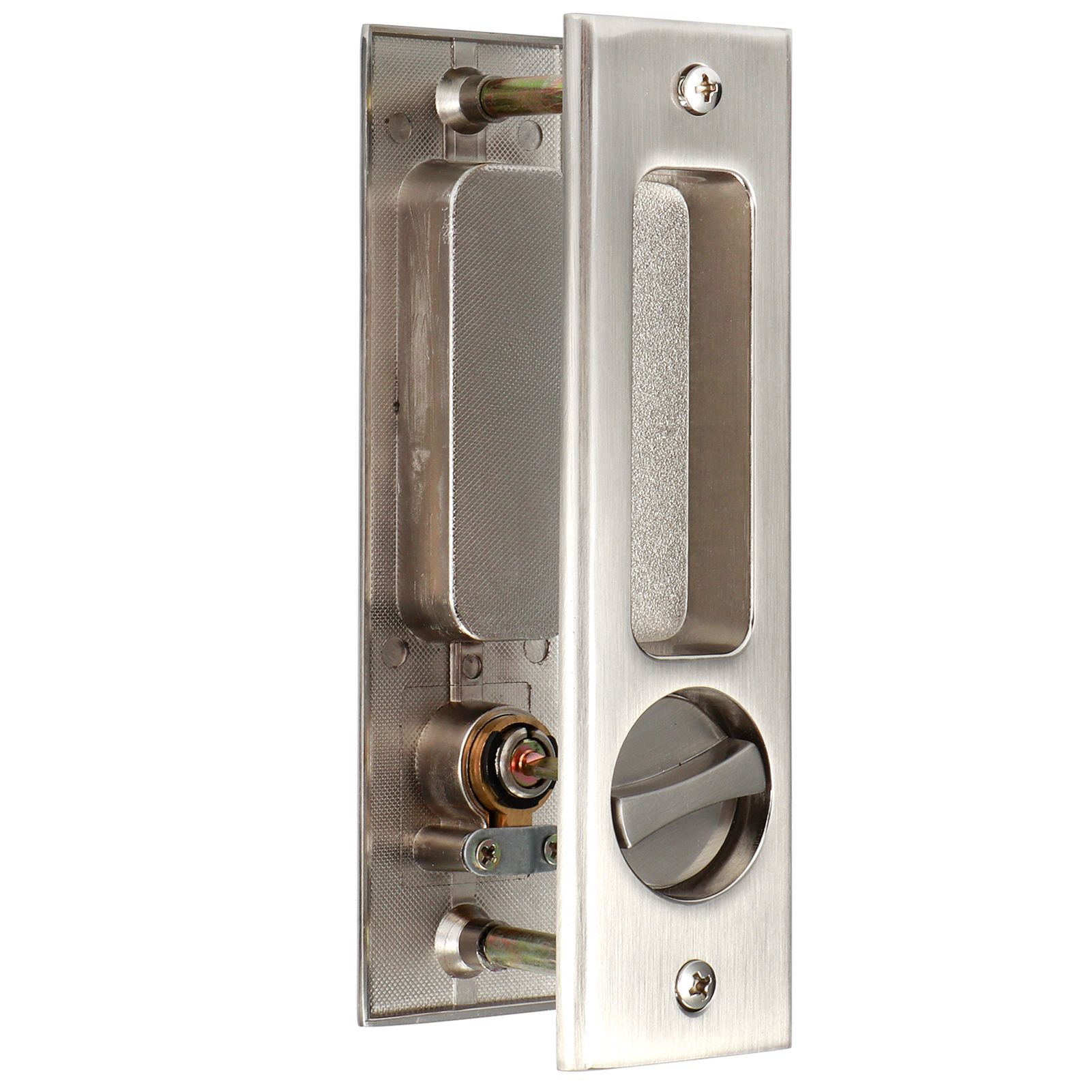 Zinc Alloy Sliding Door Lock Latch Handle Set Bathroom Balcony Cabinet Door view 7