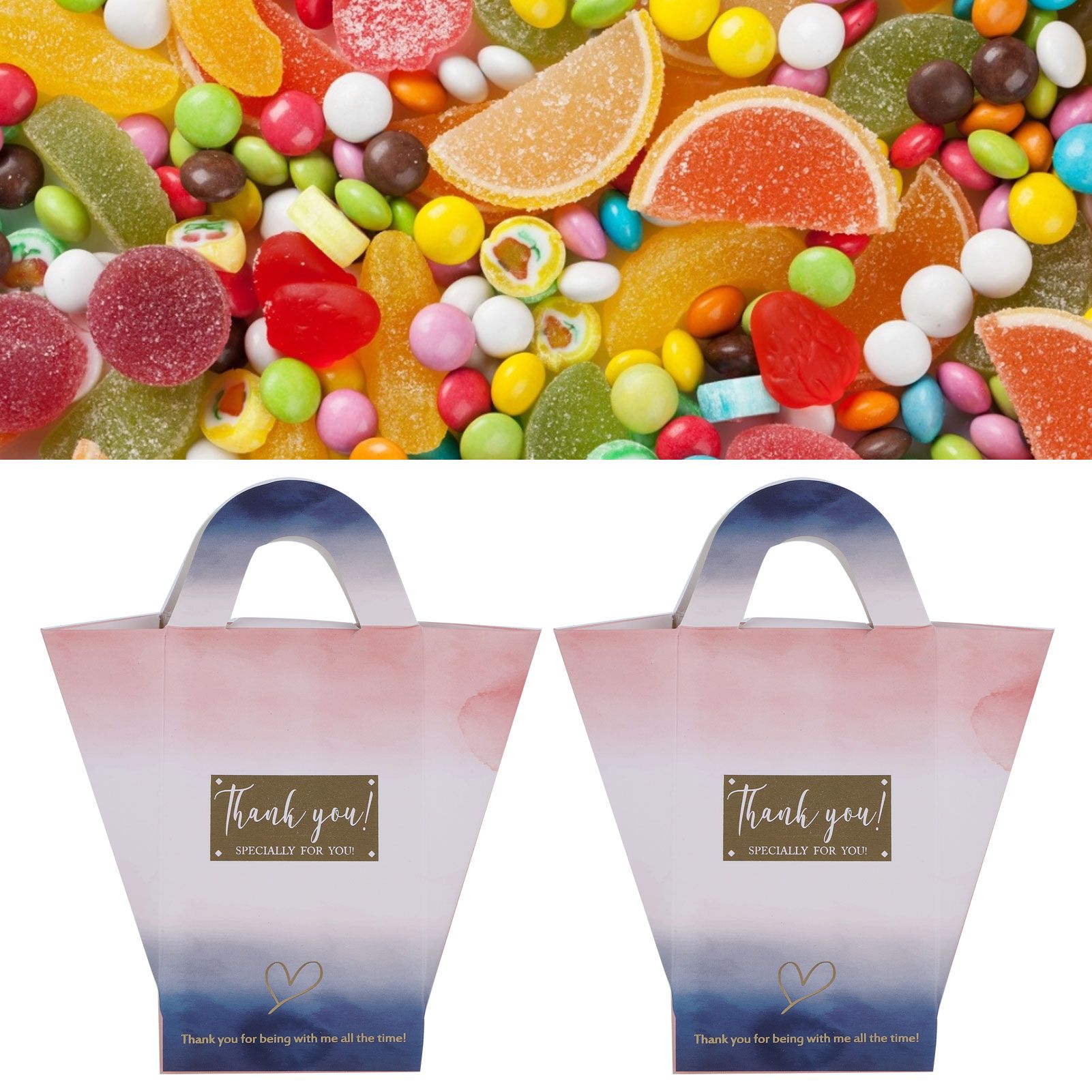 30PCS DIY Wedding Favors Candy Boxes Gift Boxes for Wedding Engagement Bridal view 9