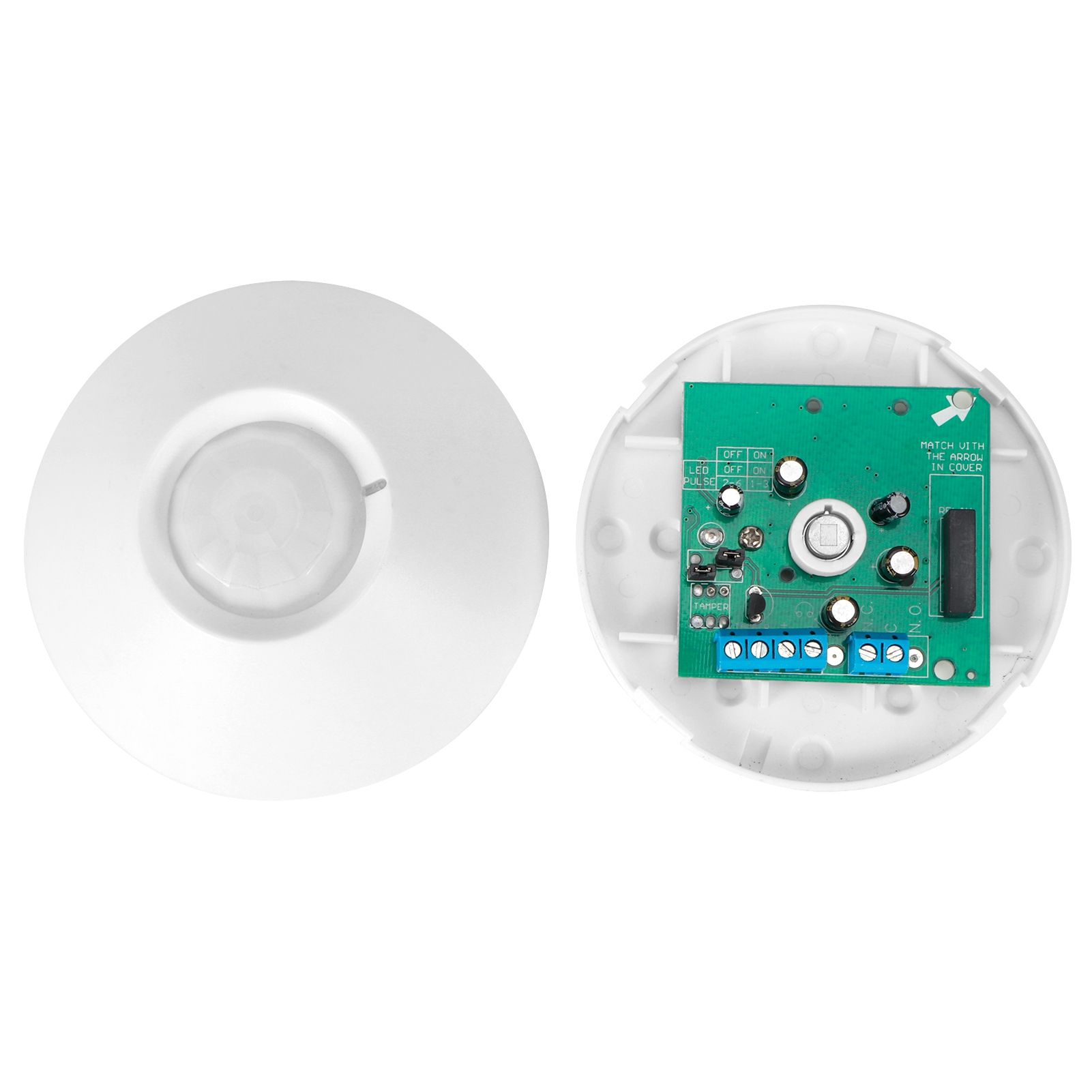 Ceiling Type Anti Theft Wired Infrared Motion Detector with Red LED Alarm for view 11