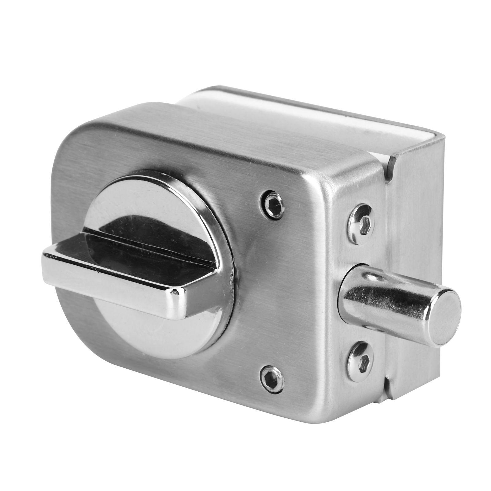 2 Set Stainless Steel Cabinet Door Latch Lock Bolts for Bathroom Toilet Shop view 11