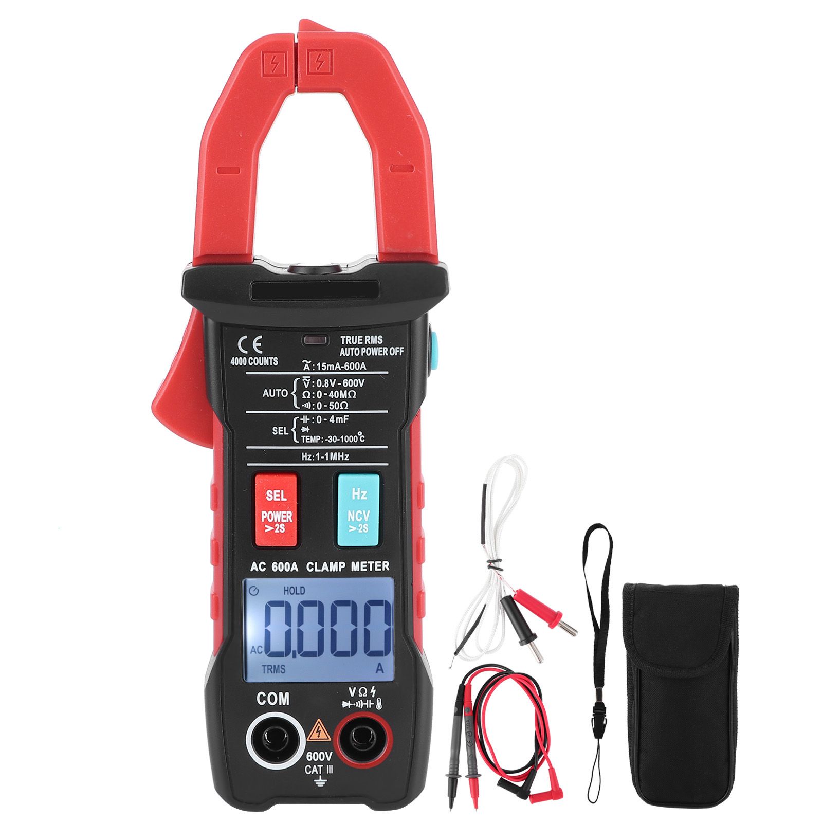 Full Auto Smart Gear Shift Pincerlike Multimeter Current High Precise Full view 2