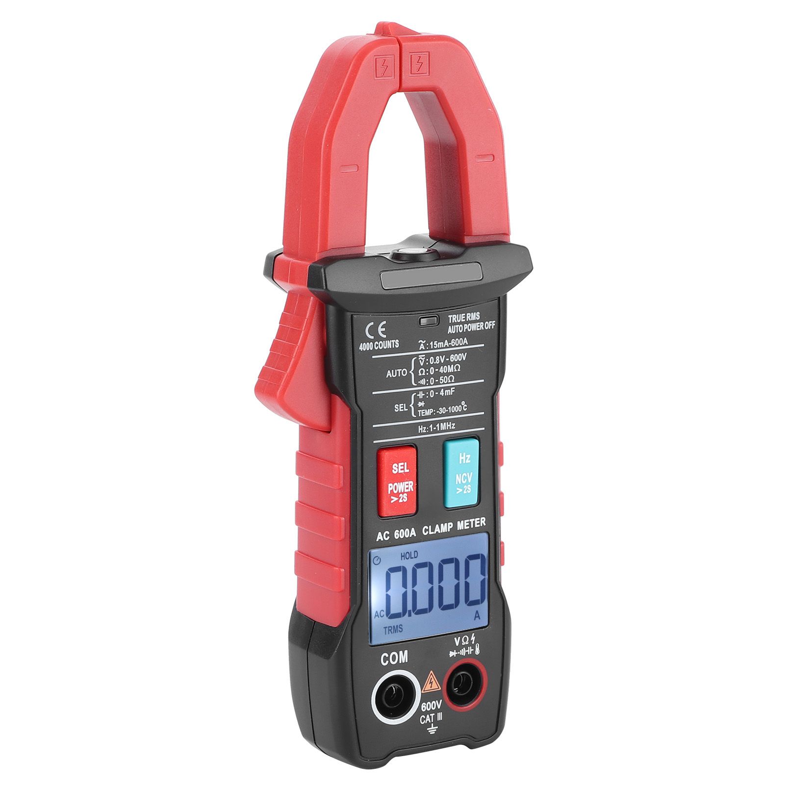 Full Auto Smart Gear Shift Pincerlike Multimeter Current High Precise Full view 3