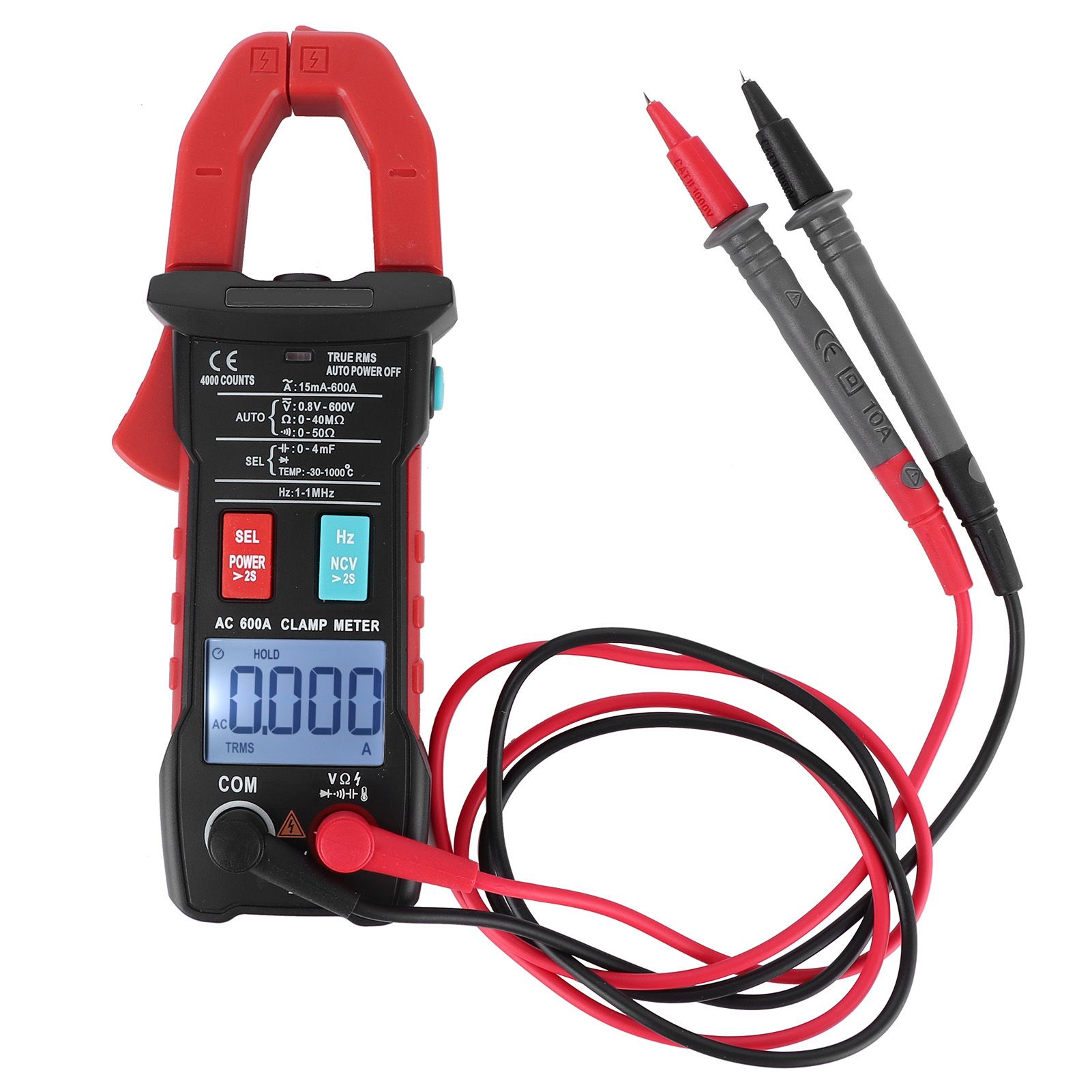 Full Auto Smart Gear Shift Pincerlike Multimeter Current High Precise Full view 7