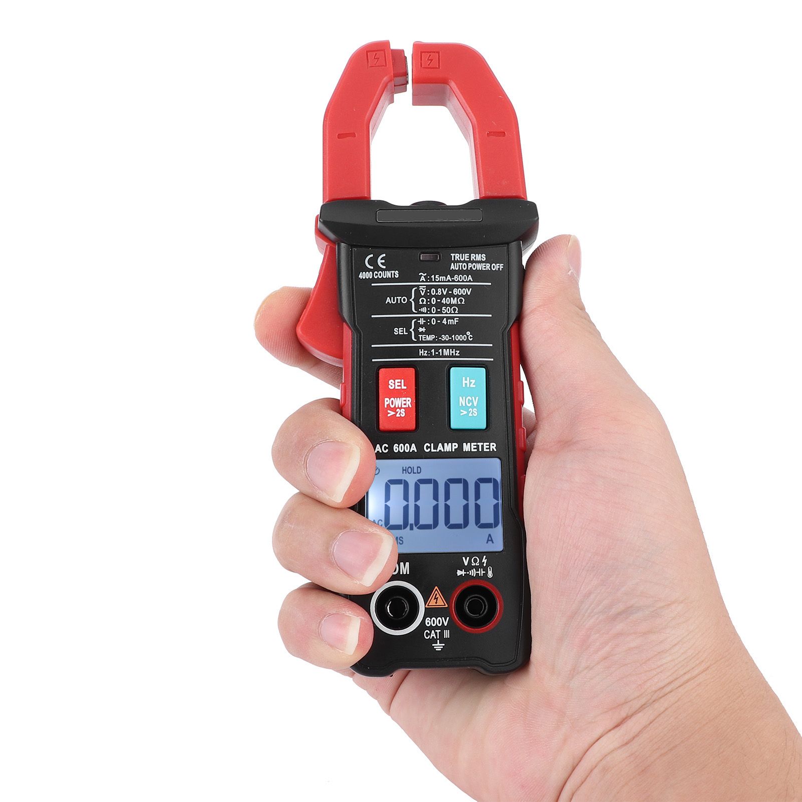 Full Auto Smart Gear Shift Pincerlike Multimeter Current High Precise Full view 8