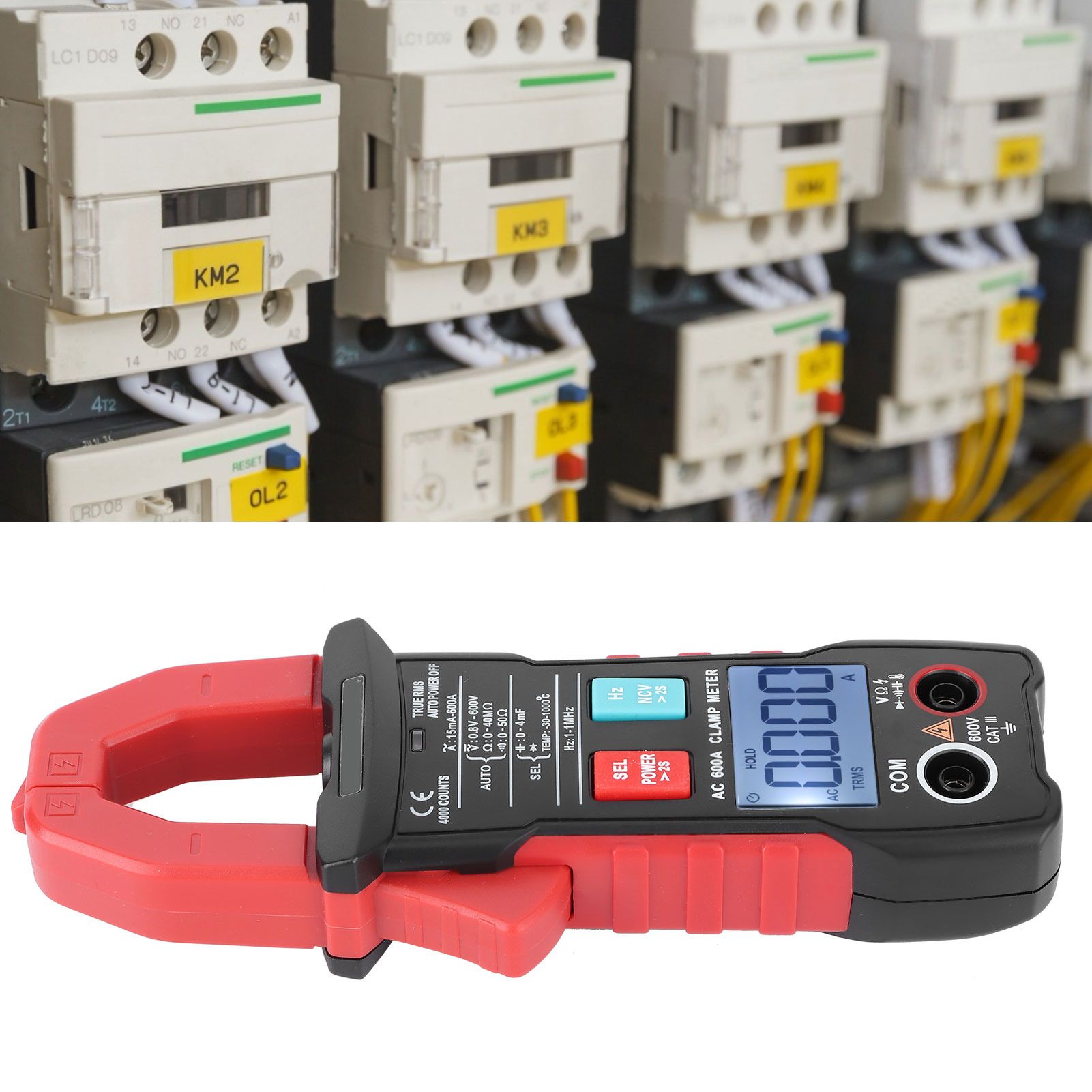 Full Auto Smart Gear Shift Pincerlike Multimeter Current High Precise Full view 10