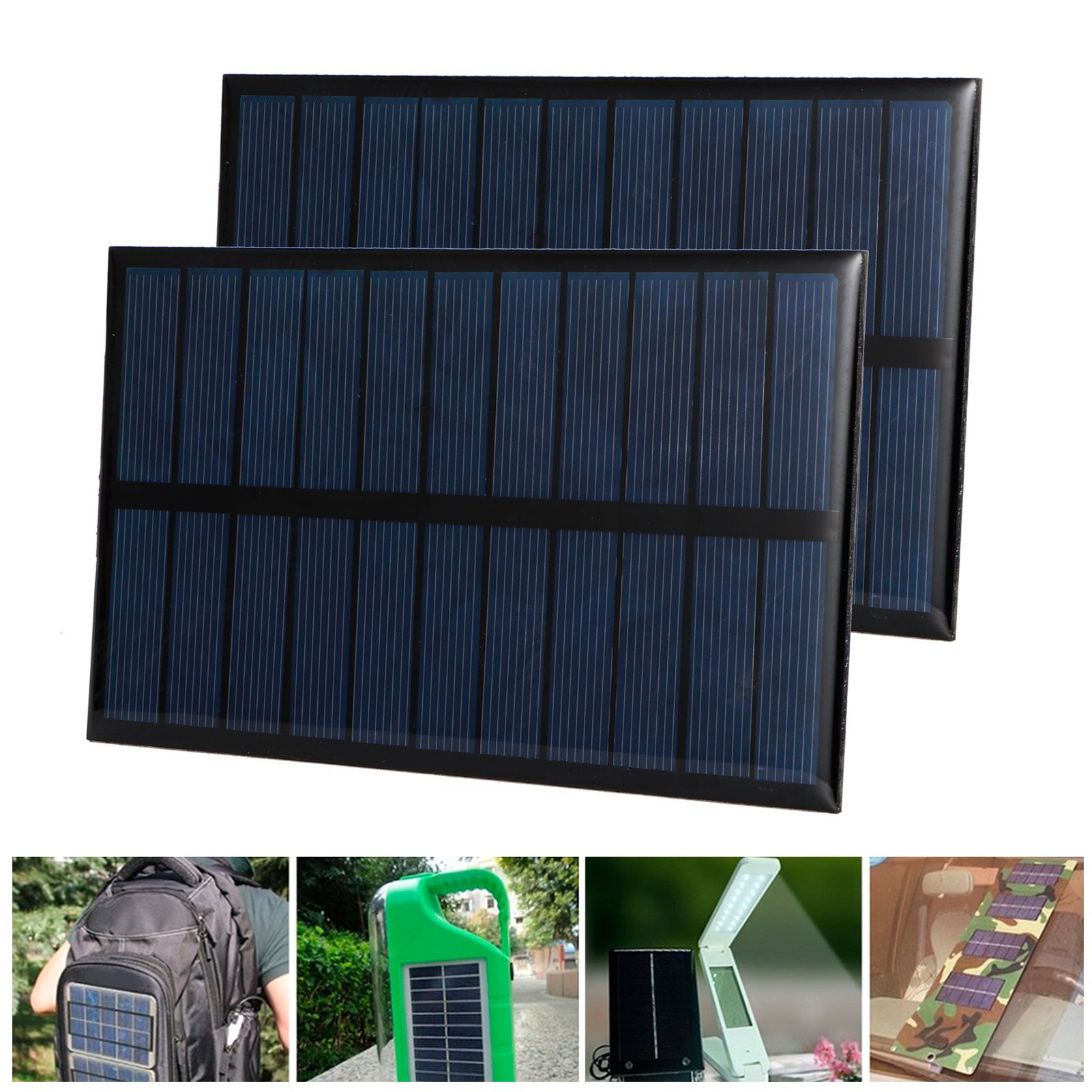 2Pcs Mini Polysilicon Solar Panel DIY Battery Charger Solar Power Charger view 9