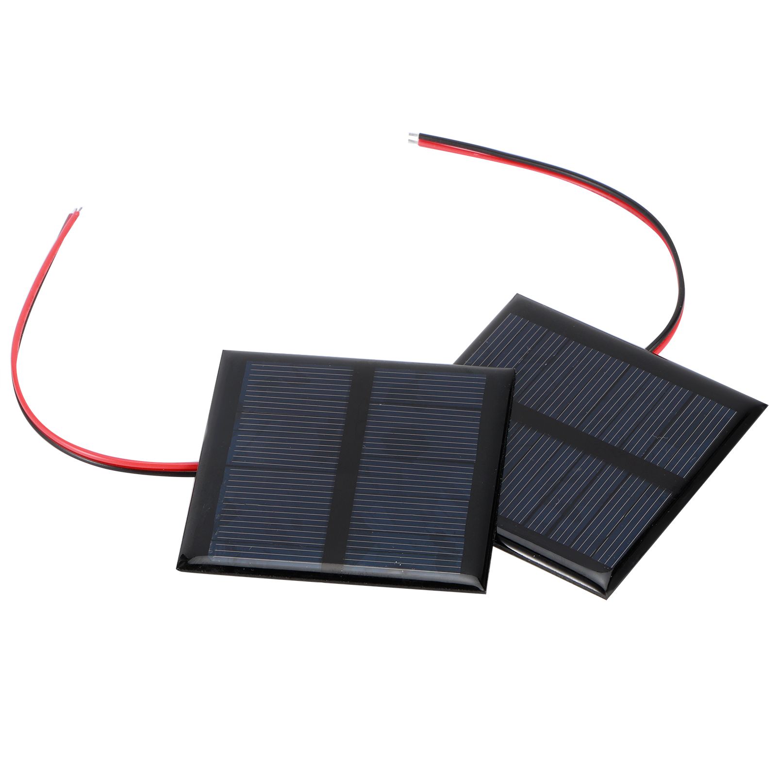 2Pcs 5.5V 0.6W Wired Solar Panel Multifunctional Portable Mini Solar Board view 2