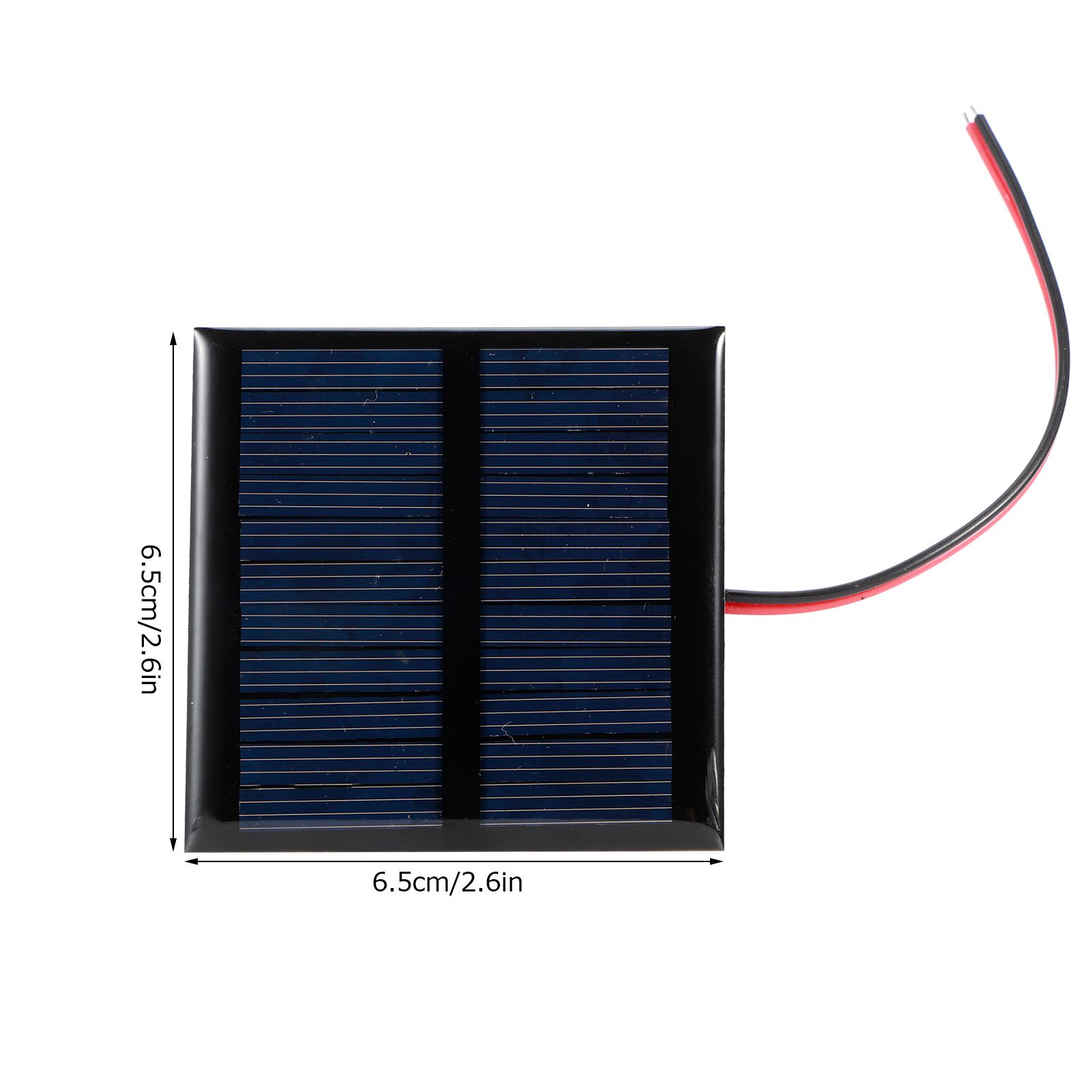 2Pcs 5.5V 0.6W Wired Solar Panel Multifunctional Portable Mini Solar Board view 11