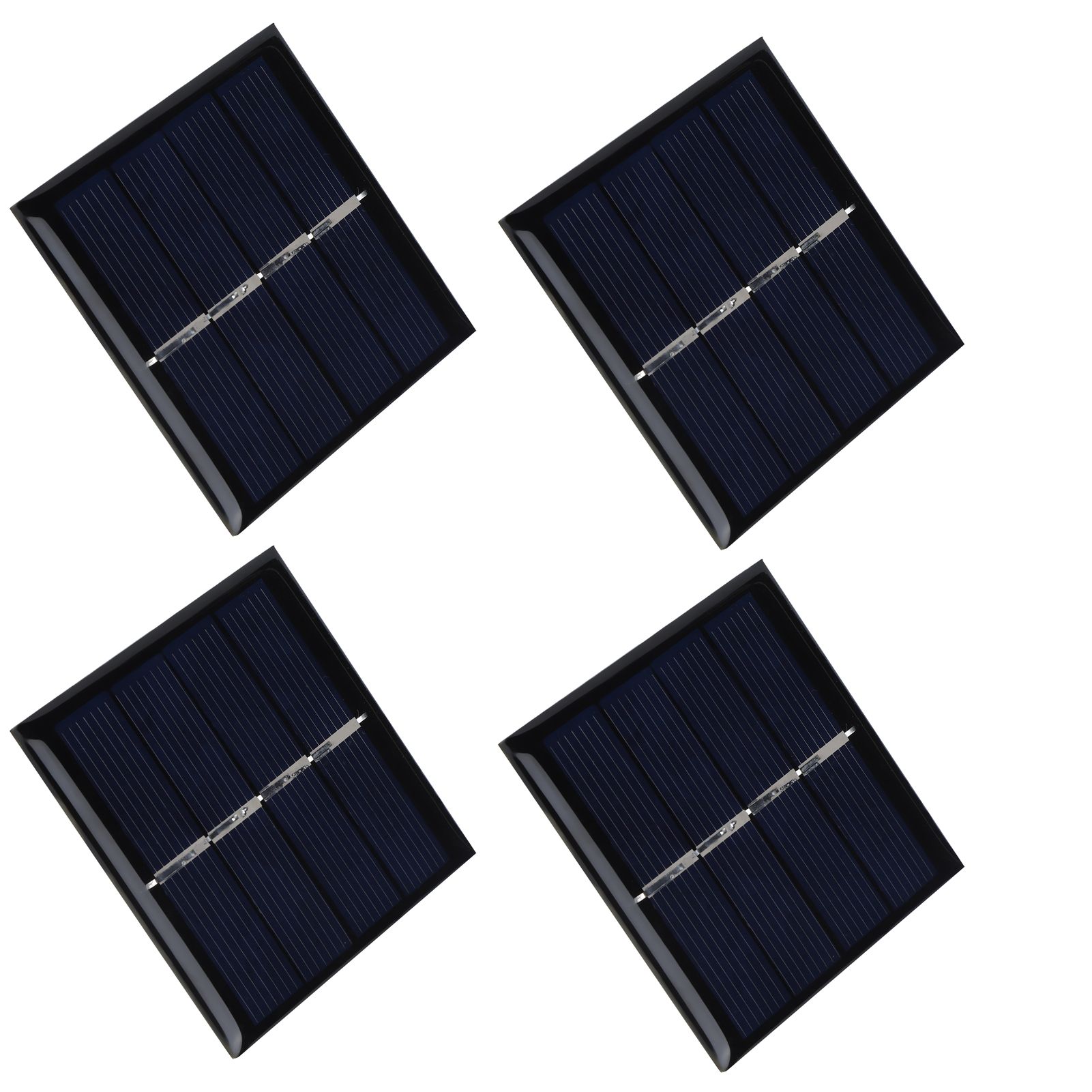 4Pcs 0.45W 2V 58x58mm Solar Panel PET Solar Charger Panel Charging Accessories
