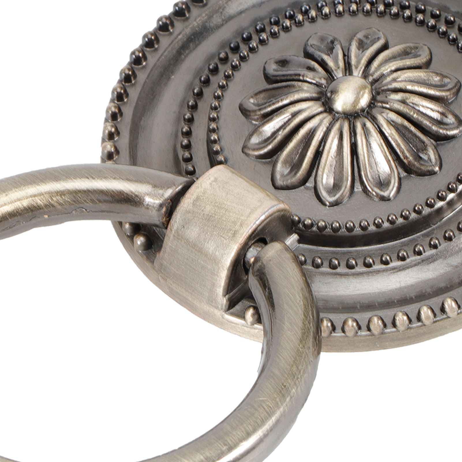 4Pcs Door Ring Knocker Antique Zinc Alloy Drawer Closet Cabinet Handles view 11