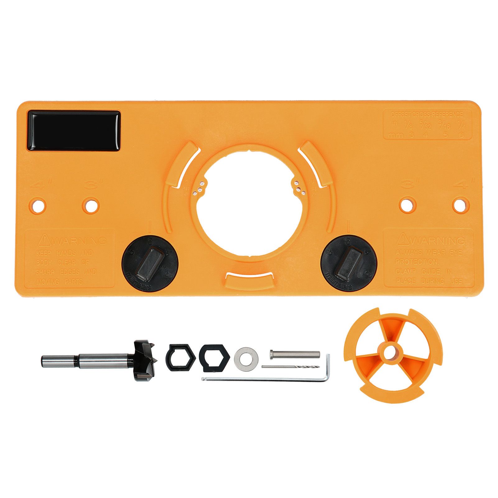35mm Hinge Hole Locator Jig Drilling Guide DIY Carpenter Woodworking Tools for view 2