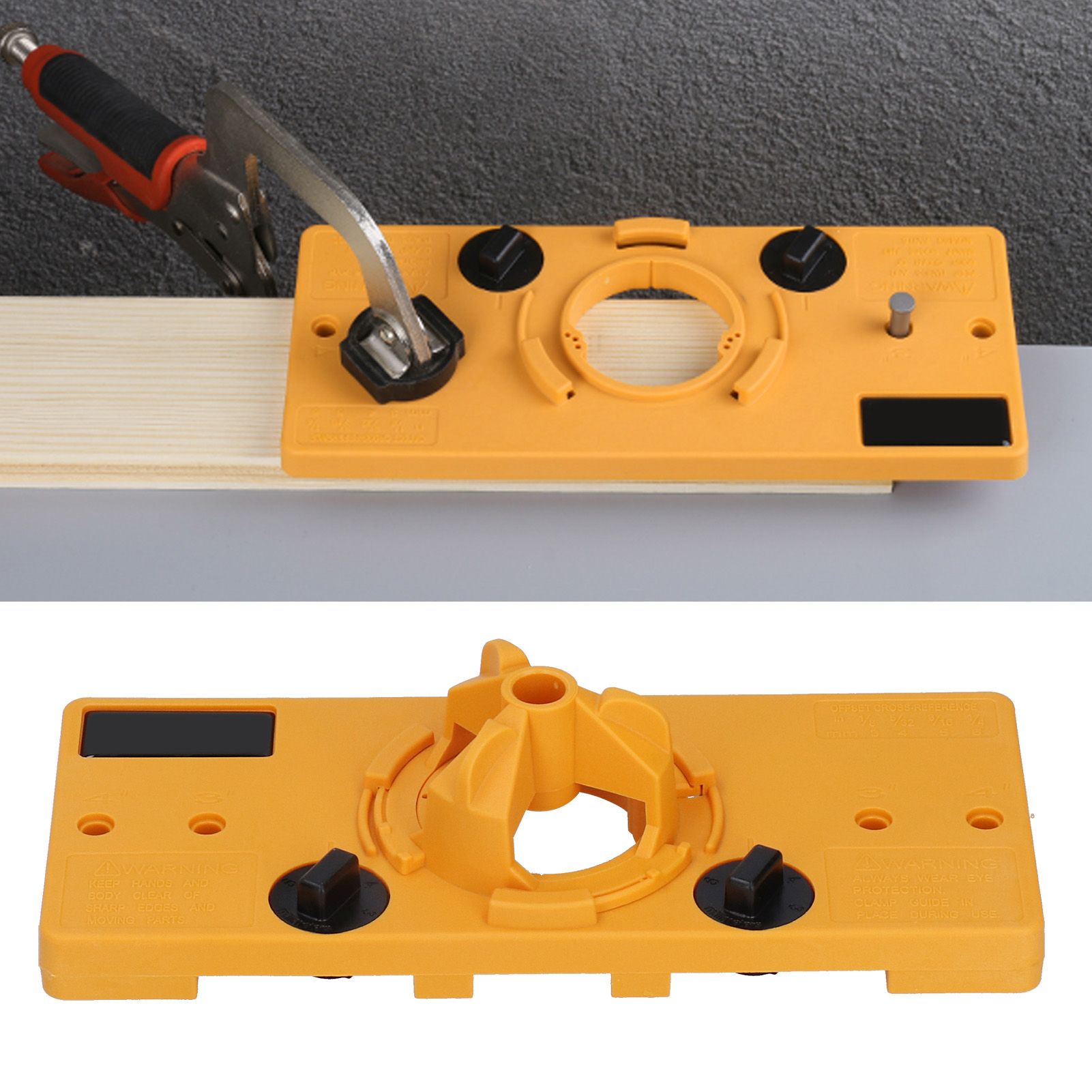 35mm Hinge Hole Locator Jig Drilling Guide DIY Carpenter Woodworking Tools for view 10