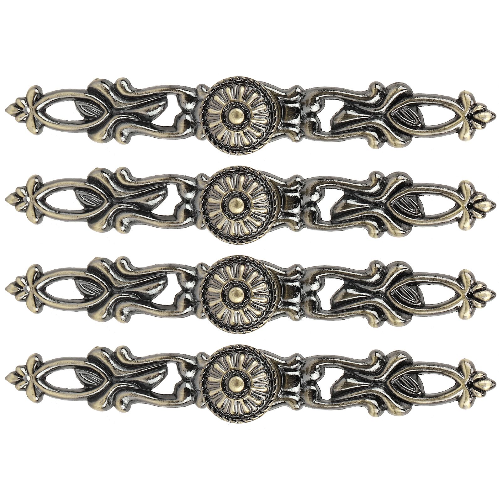 4 Sets Bronze Round Handles Cabinet Single Hole Pulls Furniture Hardware Parts view 4