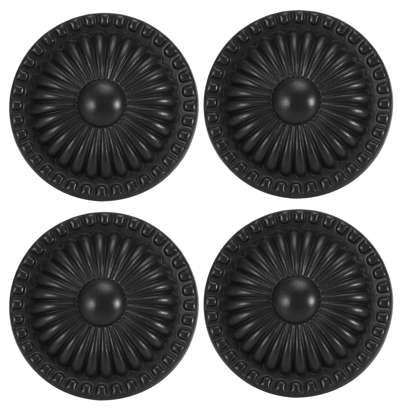 4 Sets Zinc Alloy Handle Single Hole Round Doorknob for Wardrobe Kitchen view 4