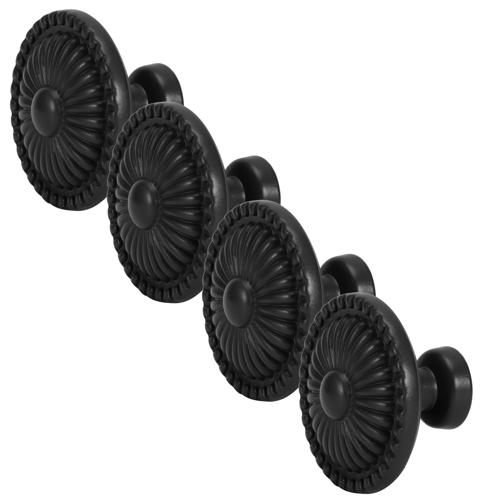 4 Sets Zinc Alloy Handle Single Hole Round Doorknob for Wardrobe Kitchen view 7