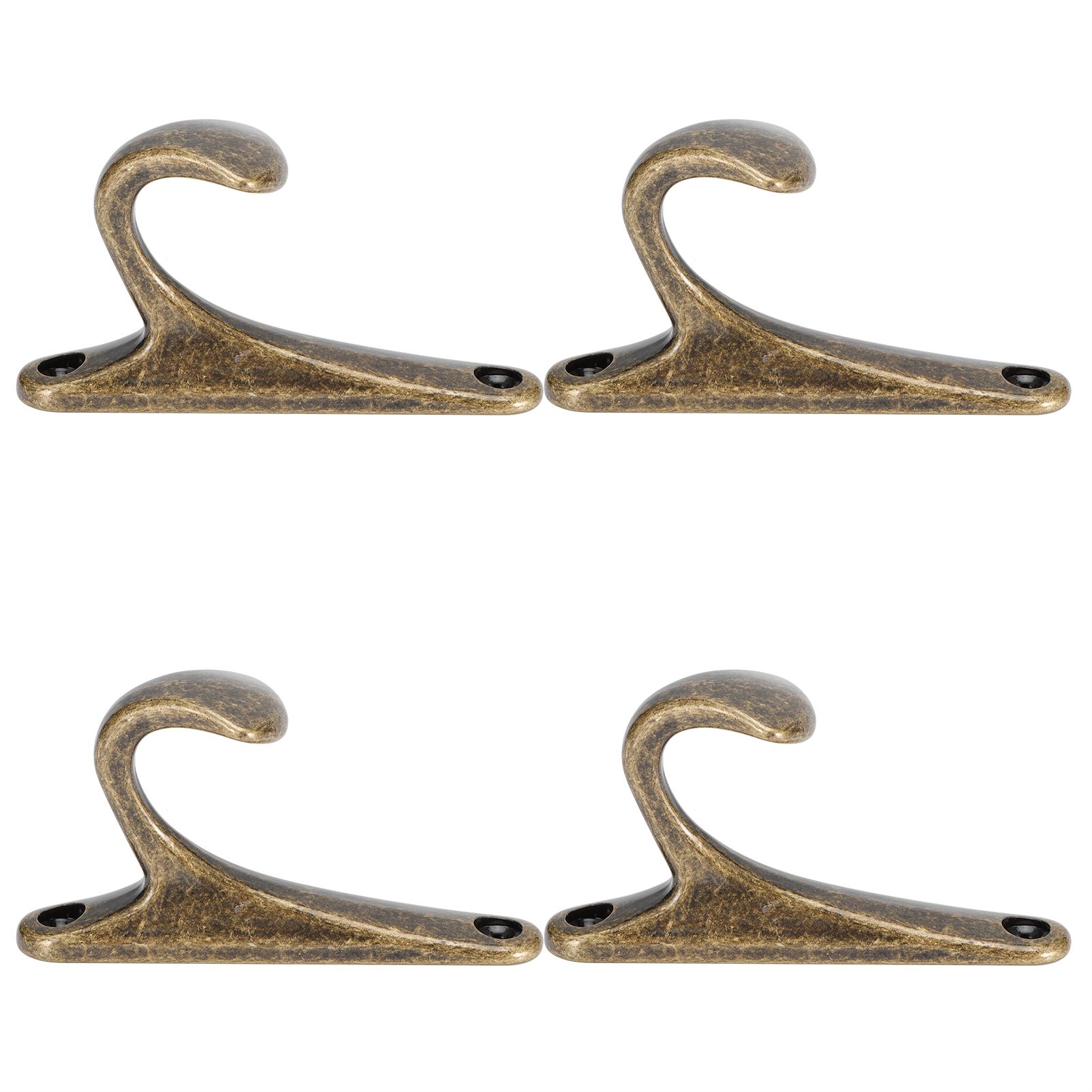 4 Sets Clothes Hook Zinc Alloy WallMounted Towel Hat Coat Hanger Home view 4