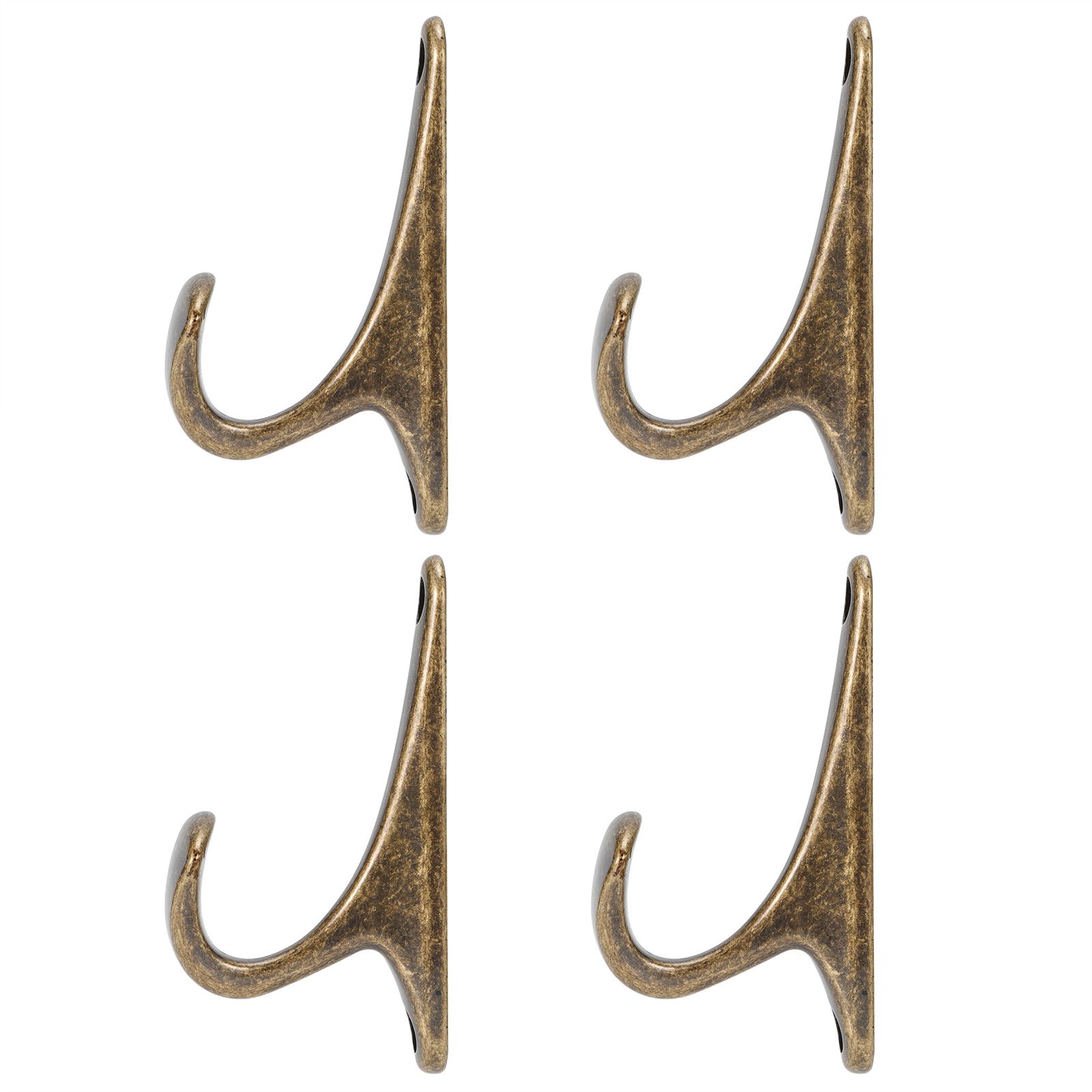 4 Sets Clothes Hook Zinc Alloy WallMounted Towel Hat Coat Hanger Home view 5