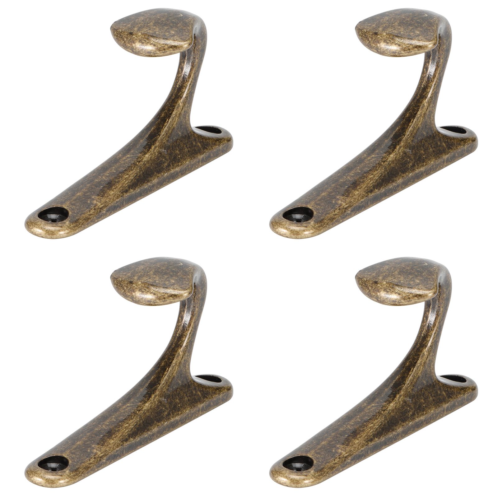 4 Sets Clothes Hook Zinc Alloy WallMounted Towel Hat Coat Hanger Home view 7