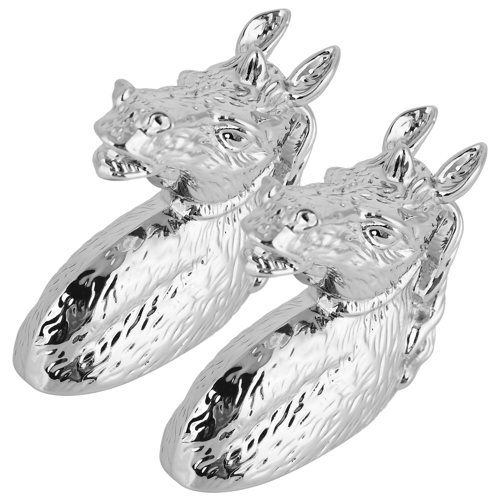 2 Sets Modern Stylish Cabinet Handles Horse Head Pull Kitchen Wardrobe Drawer view 3
