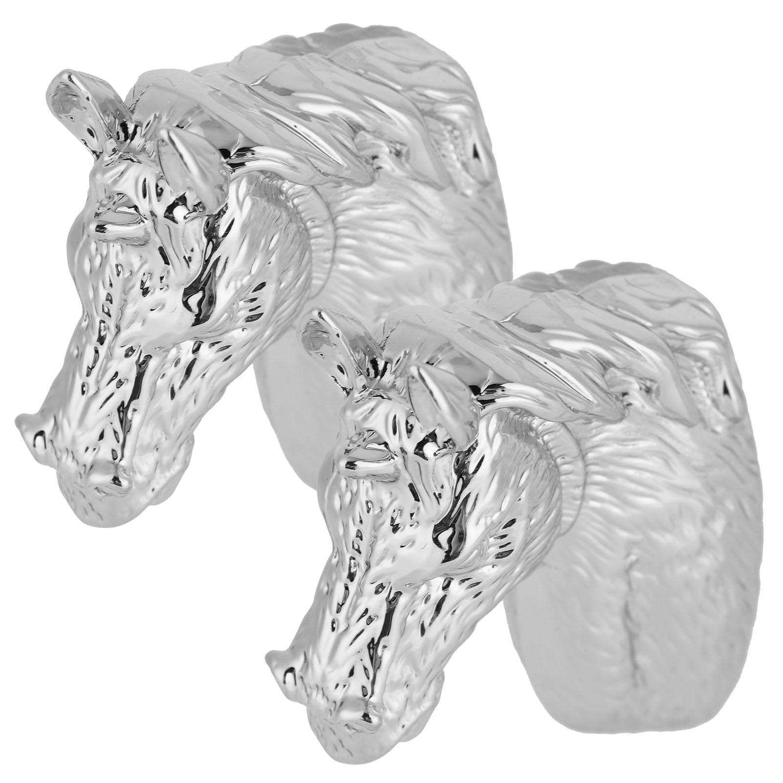2 Sets Modern Stylish Cabinet Handles Horse Head Pull Kitchen Wardrobe Drawer view 5