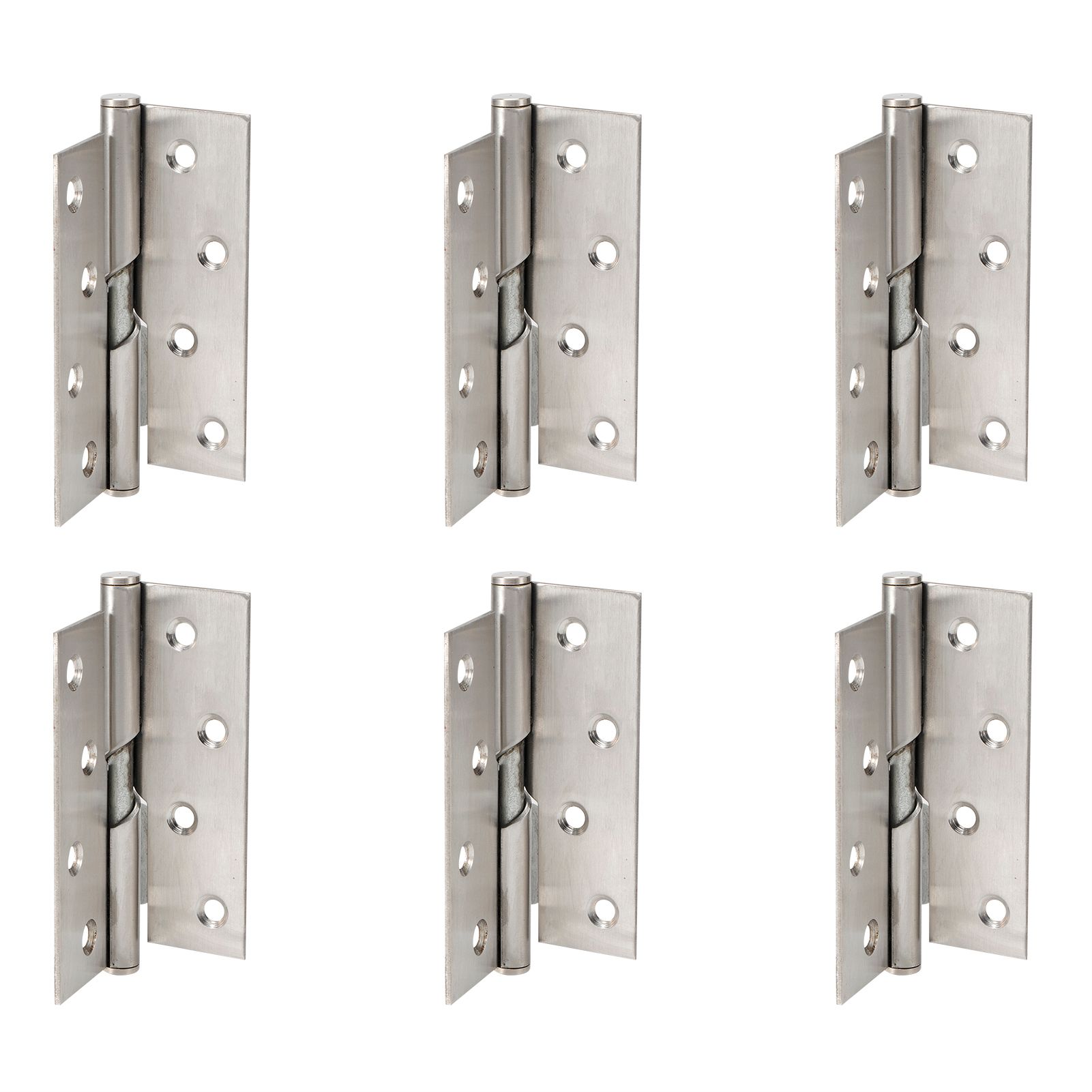 6 Set Flag Hinge Door Furnitures Silent Bearing Butt Hinge Household Hardware
