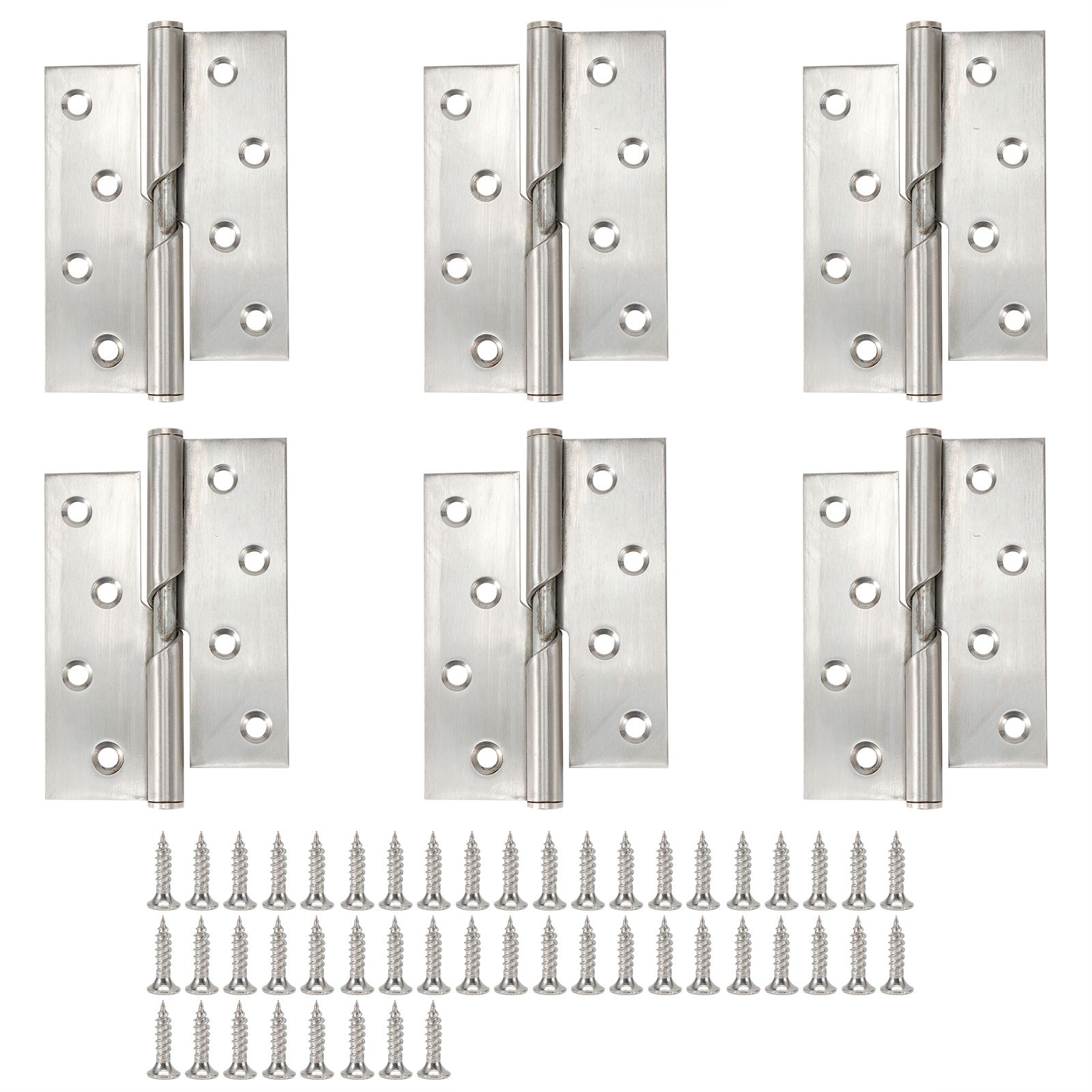 6 Set Flag Hinge Door Furnitures Silent Bearing Butt Hinge Household Hardware view 2