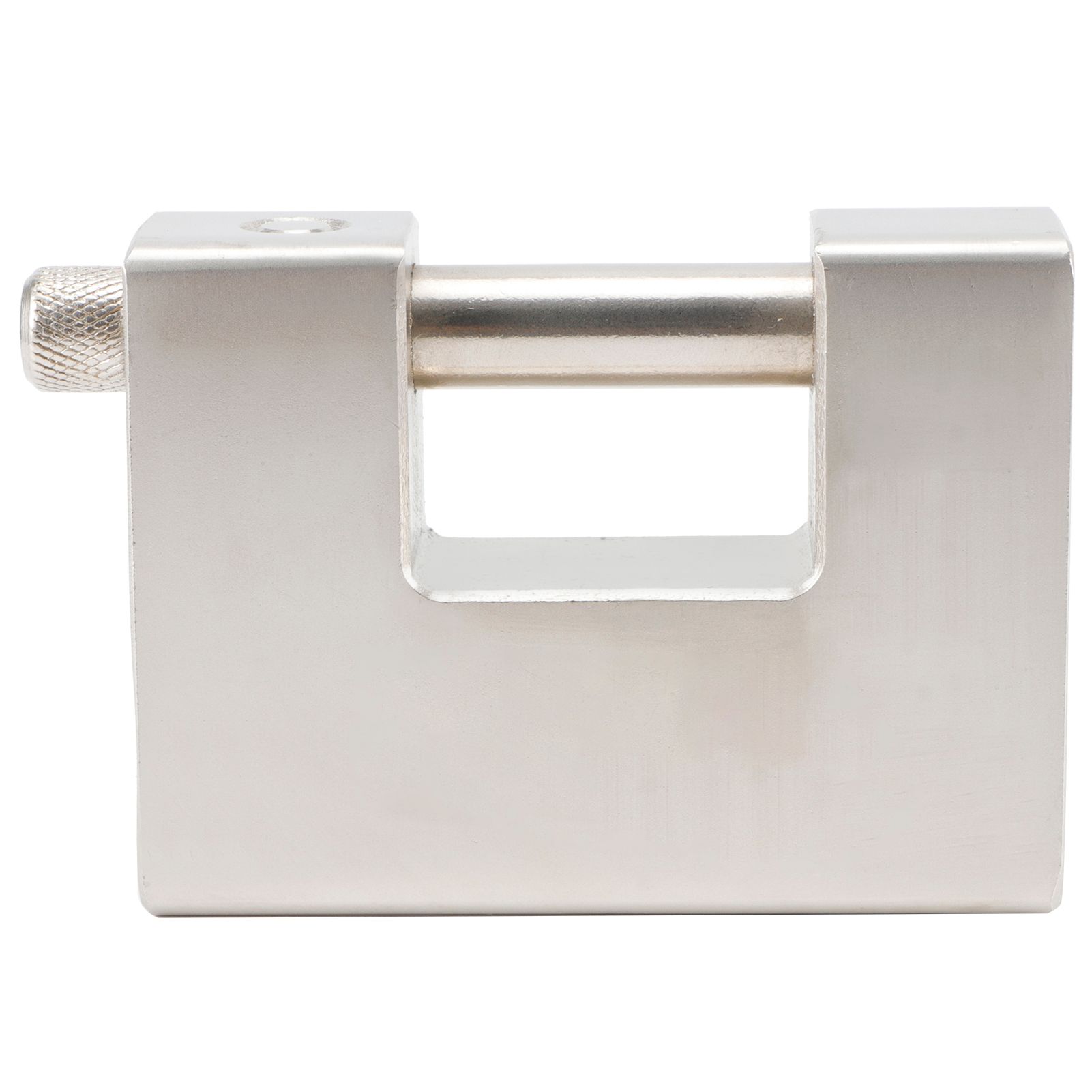 High Security Padlock Rectangular Thick Shackle AntiTheft Iron DShaped Door Lock view 8