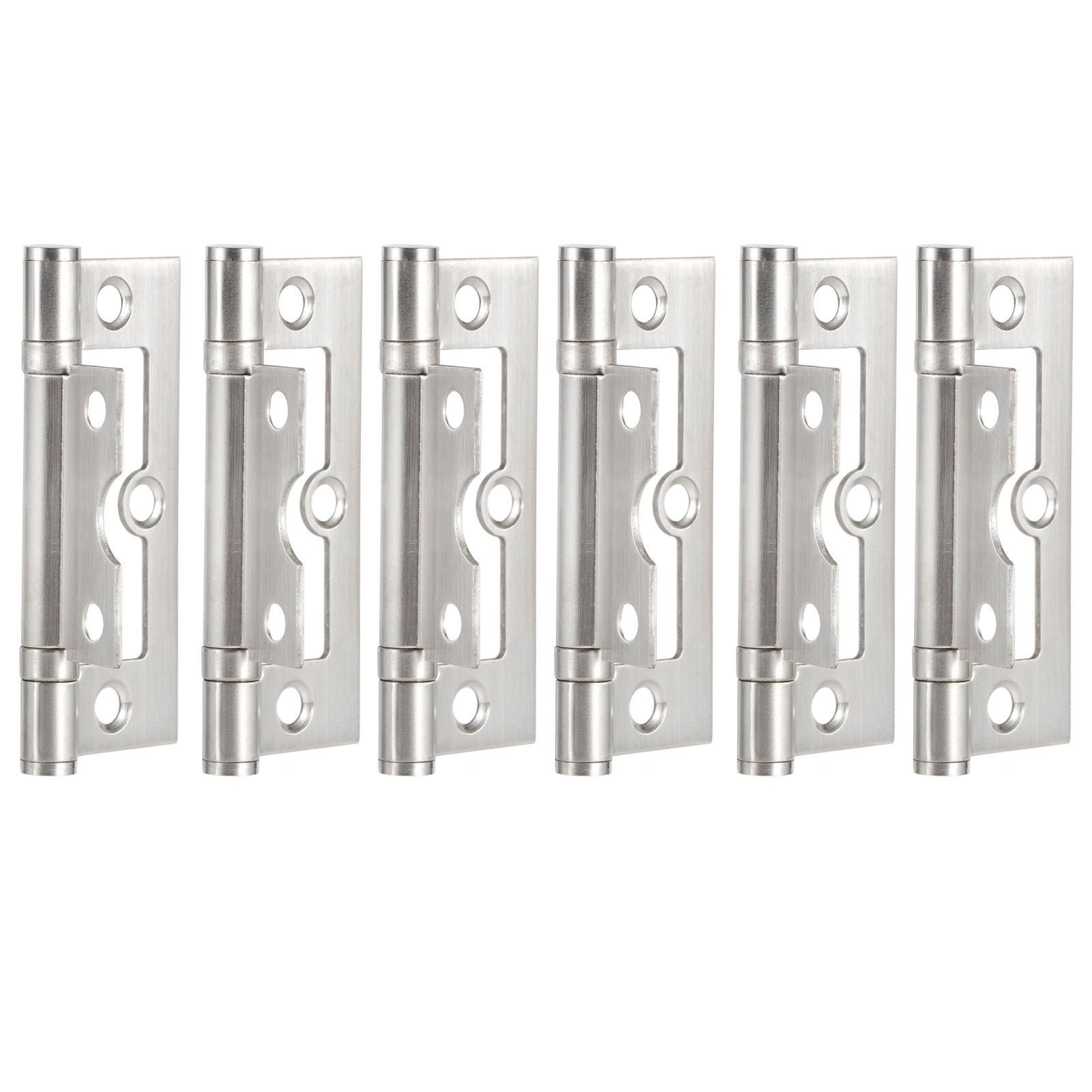 6PCS Stainless Steel Hinge Mute Door Window Flat Open Hinge Furniture Hardware view 2