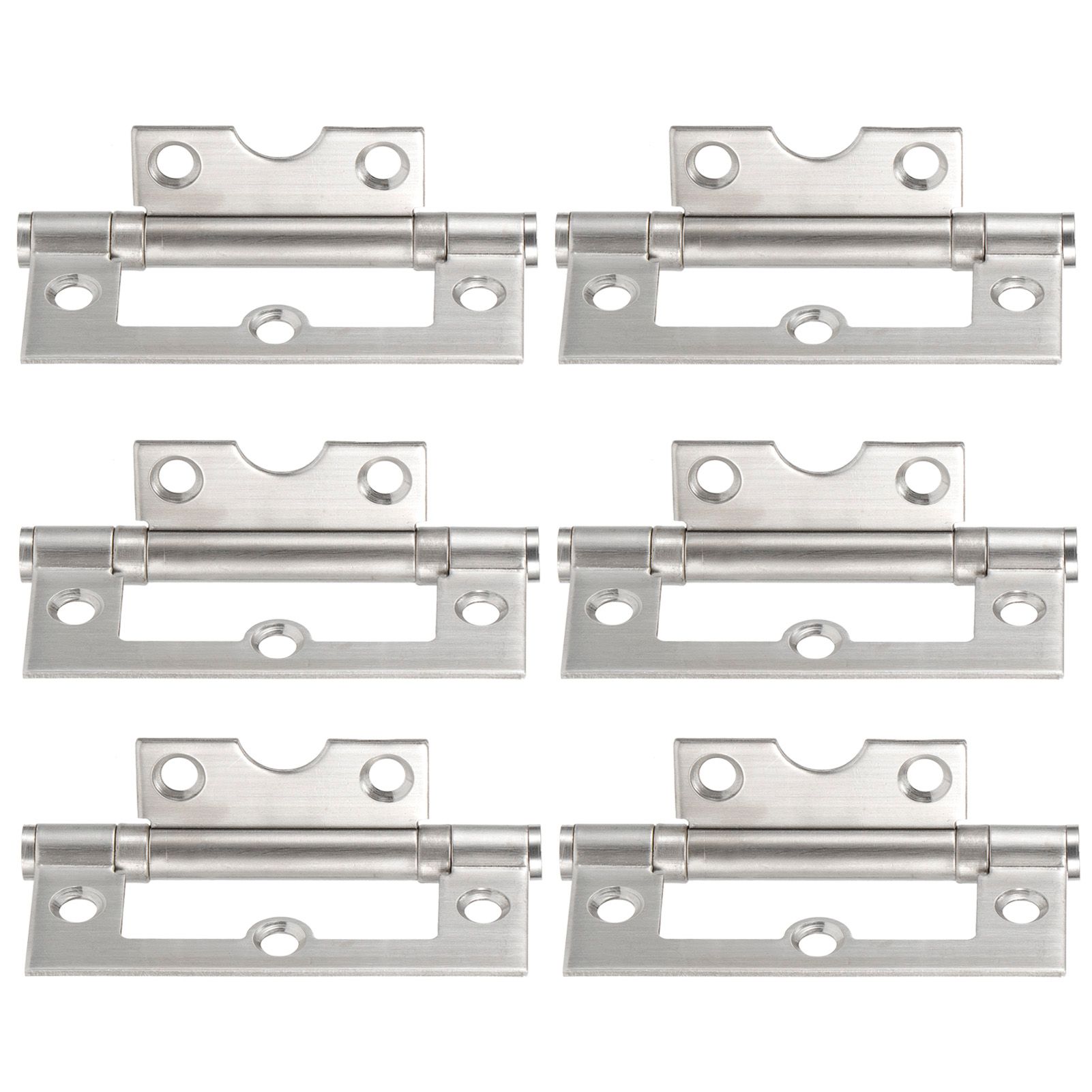 6PCS Stainless Steel Hinge Mute Door Window Flat Open Hinge Furniture Hardware view 5