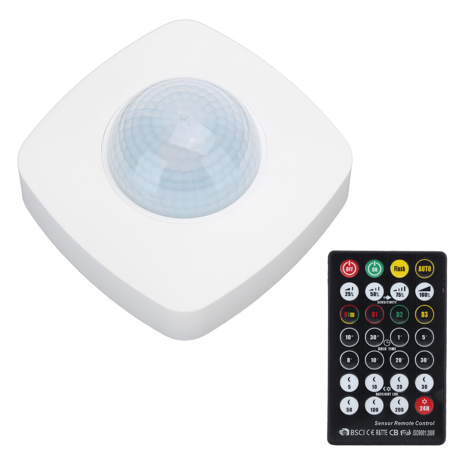 Infrared Sensor Human Body Sensing Switch Detector with Remote Control 220‑240V/AC view 5