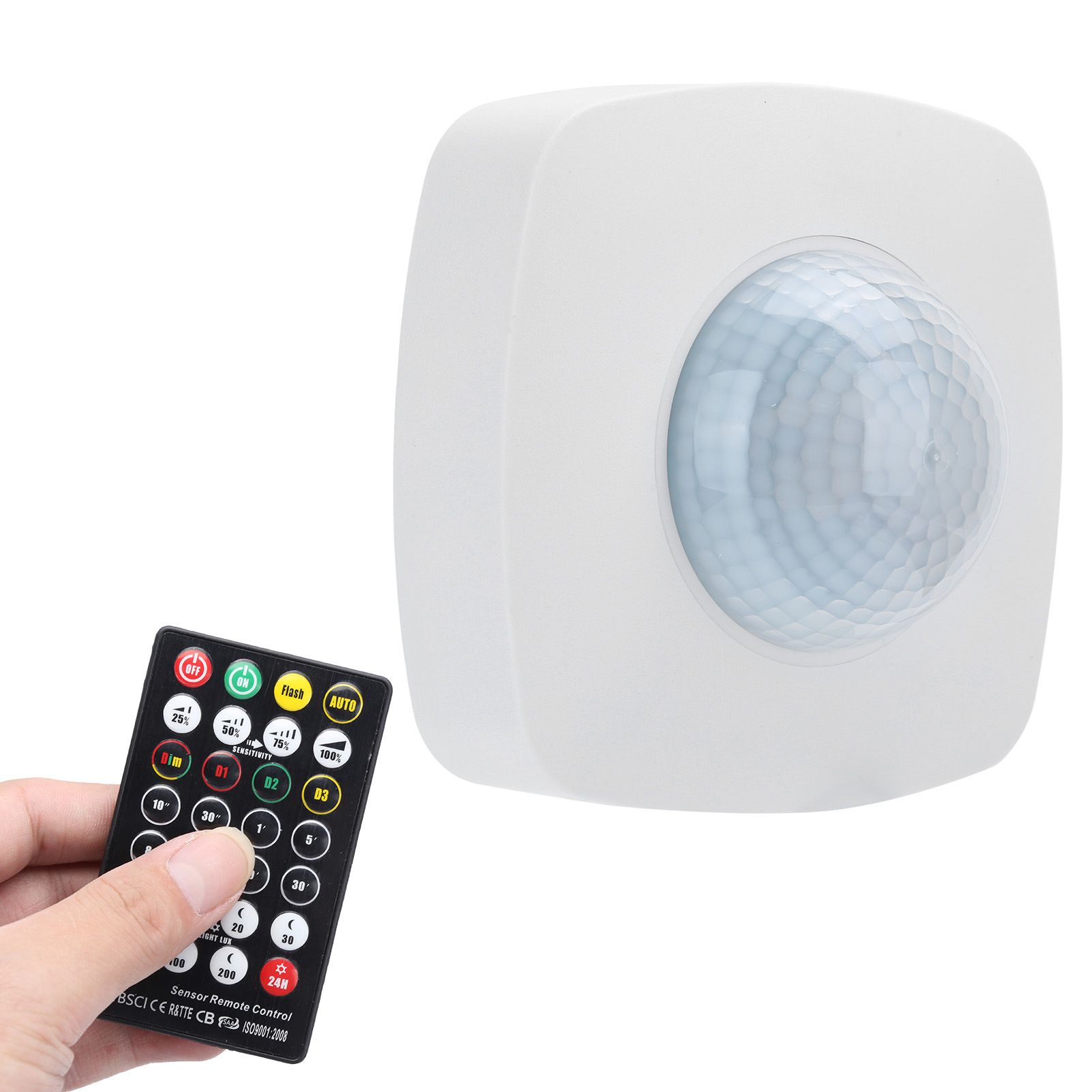 Infrared Sensor Human Body Sensing Switch Detector with Remote Control 220‑240V/AC view 7