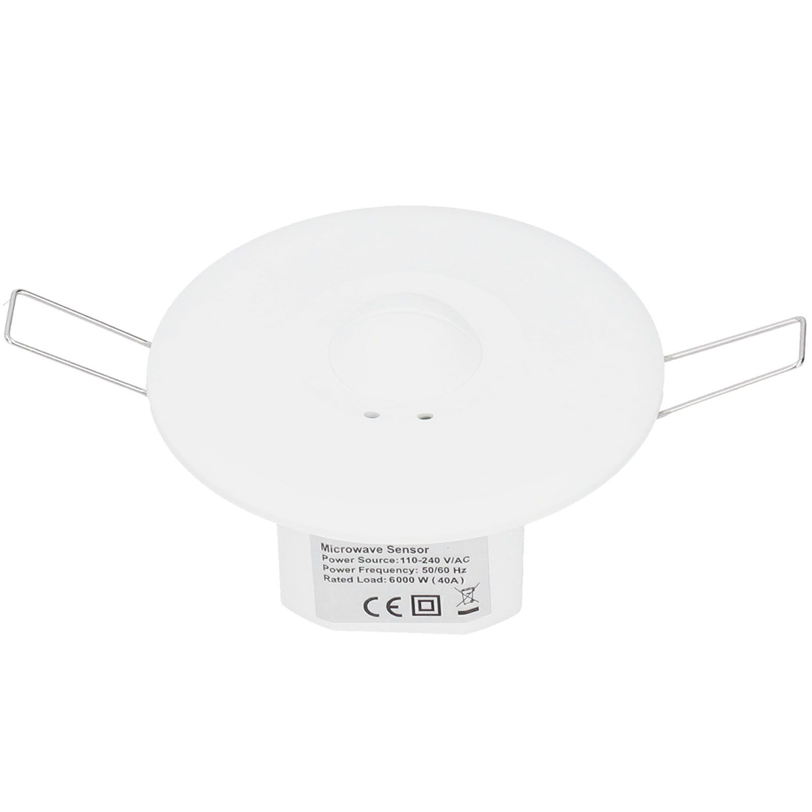 110‑240V Microwave Motion Detector Light Switch Ceiling Recessed Adjustable view 5