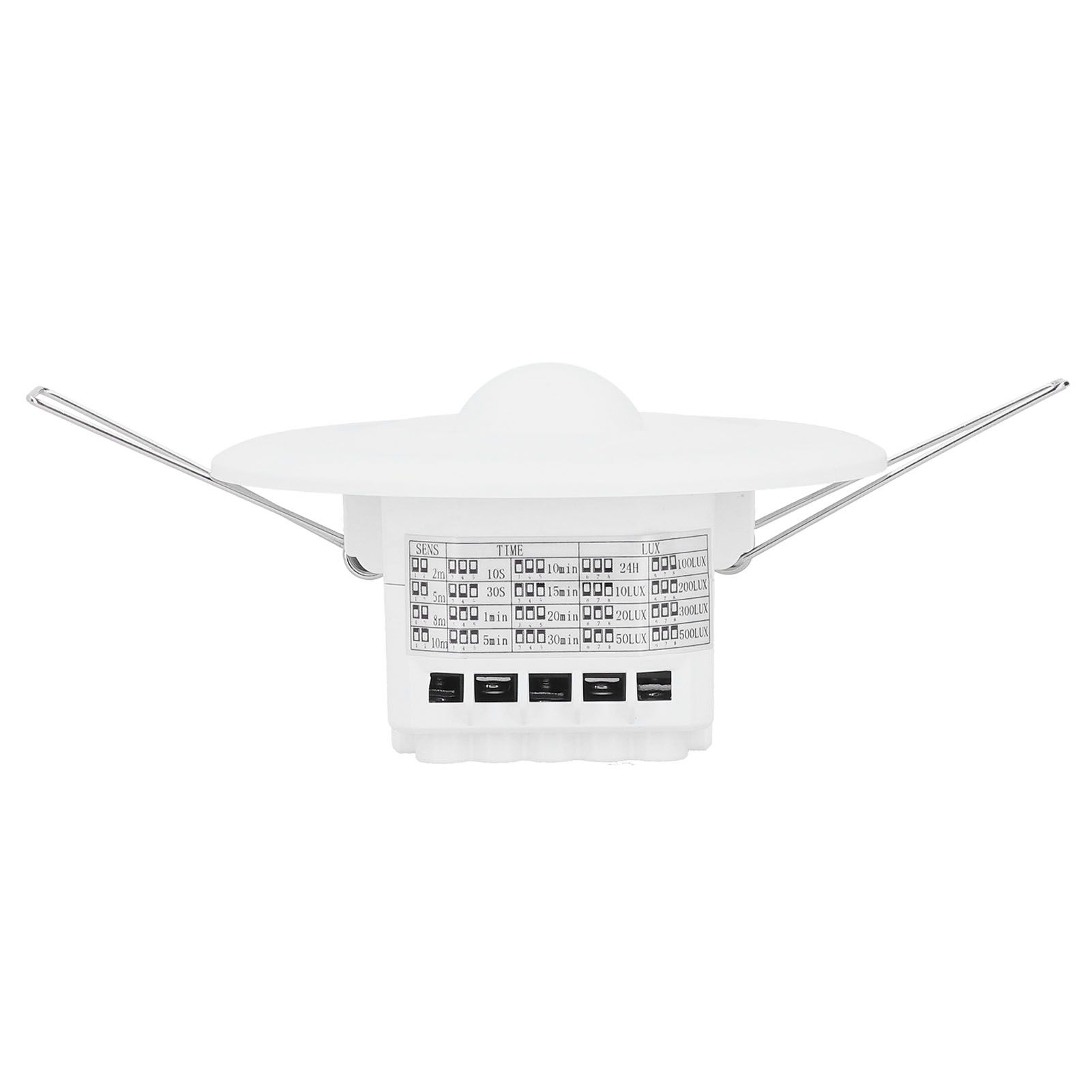 110‑240V Microwave Motion Detector Light Switch Ceiling Recessed Adjustable view 12
