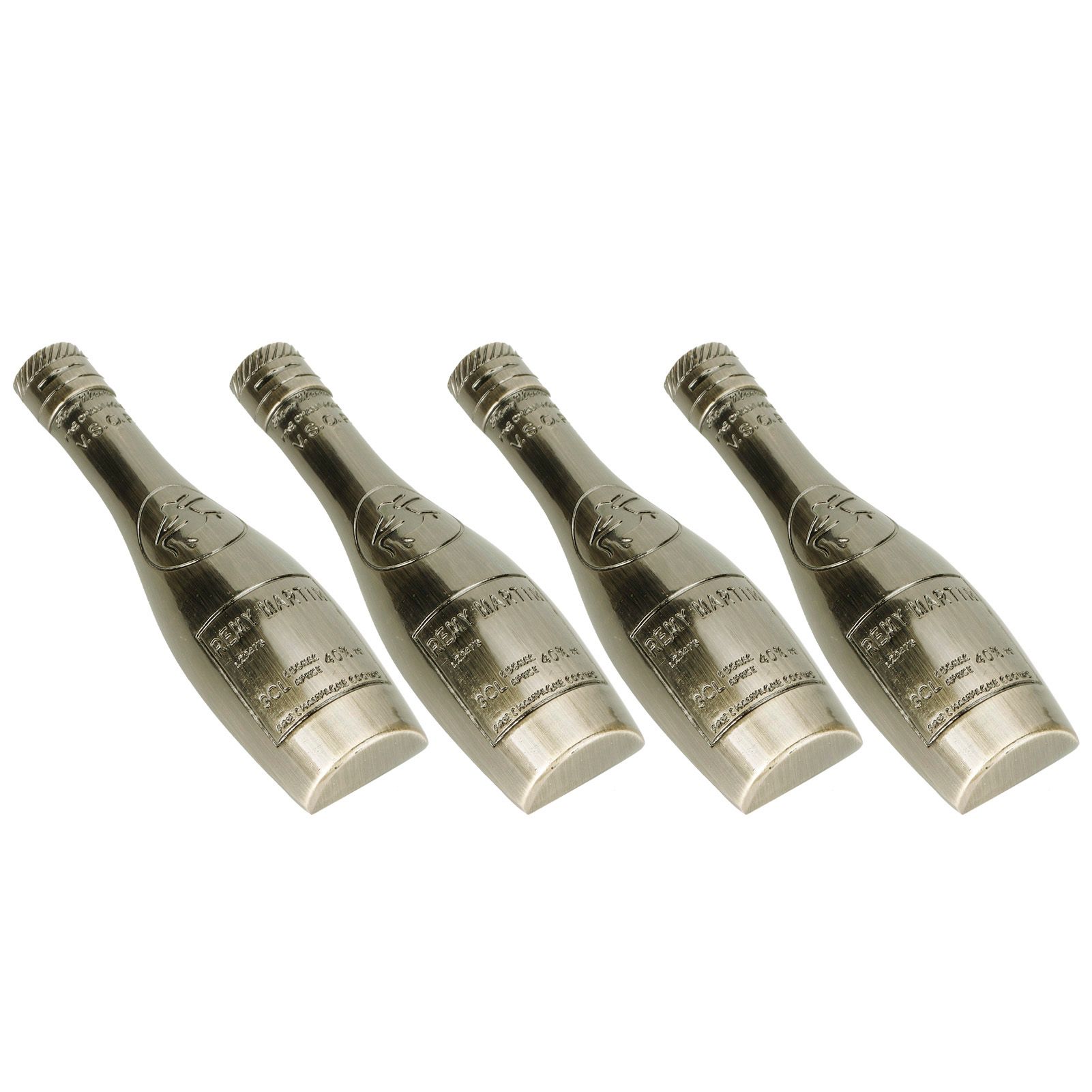 4 Set Door Handle Retro Zinc Alloy Wine Bottle Shape Cabinet Cupboard Drawer view 7