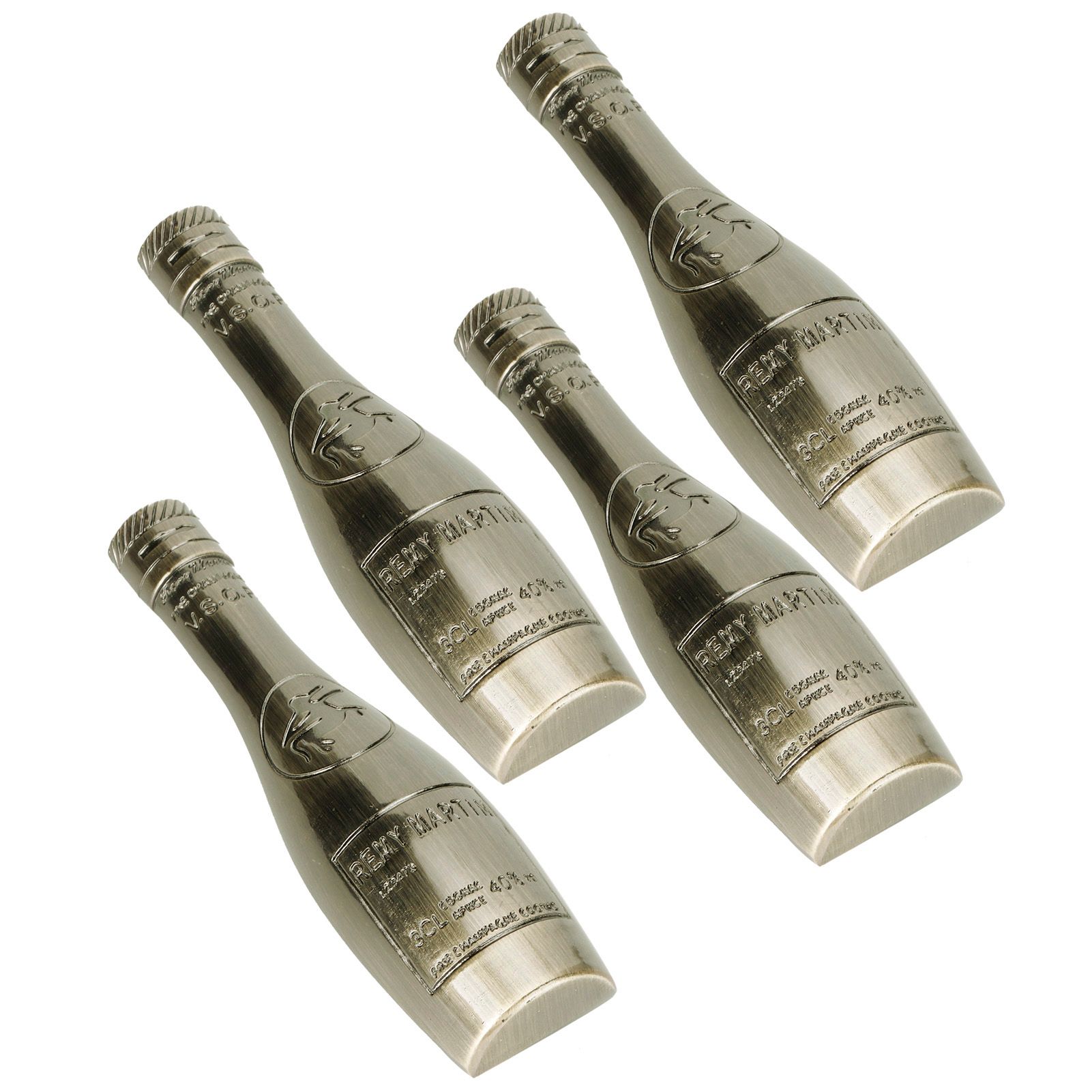 4 Set Door Handle Retro Zinc Alloy Wine Bottle Shape Cabinet Cupboard Drawer view 8