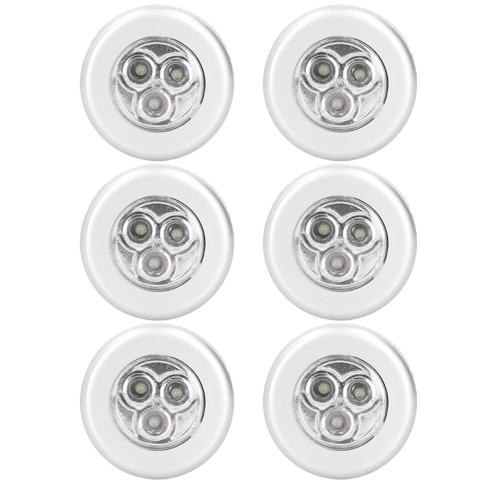 6PCS Cabinet Door Touch Control Light LED Hydraulic Hinge Closet Lights for view 3
