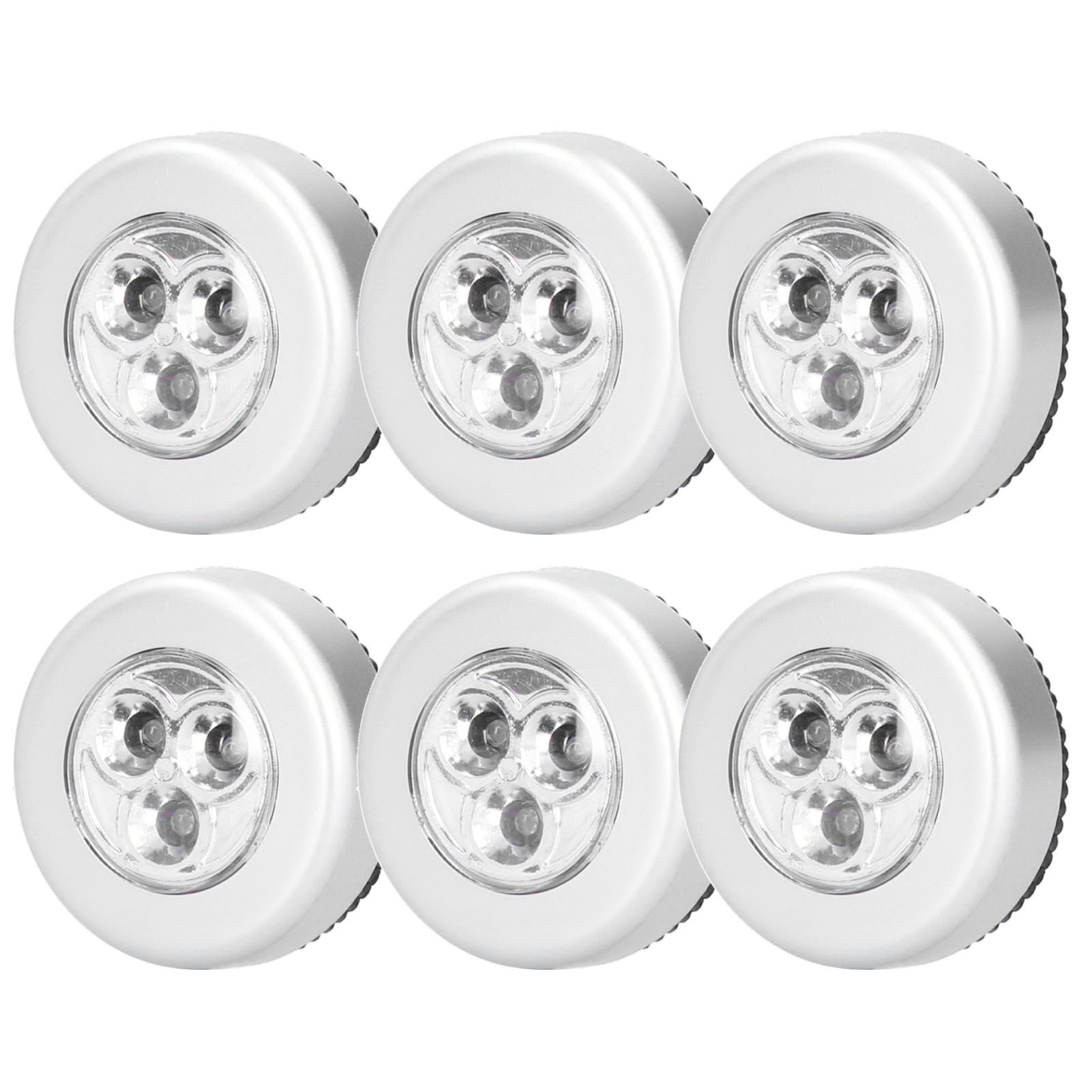 6PCS Cabinet Door Touch Control Light LED Hydraulic Hinge Closet Lights for view 4
