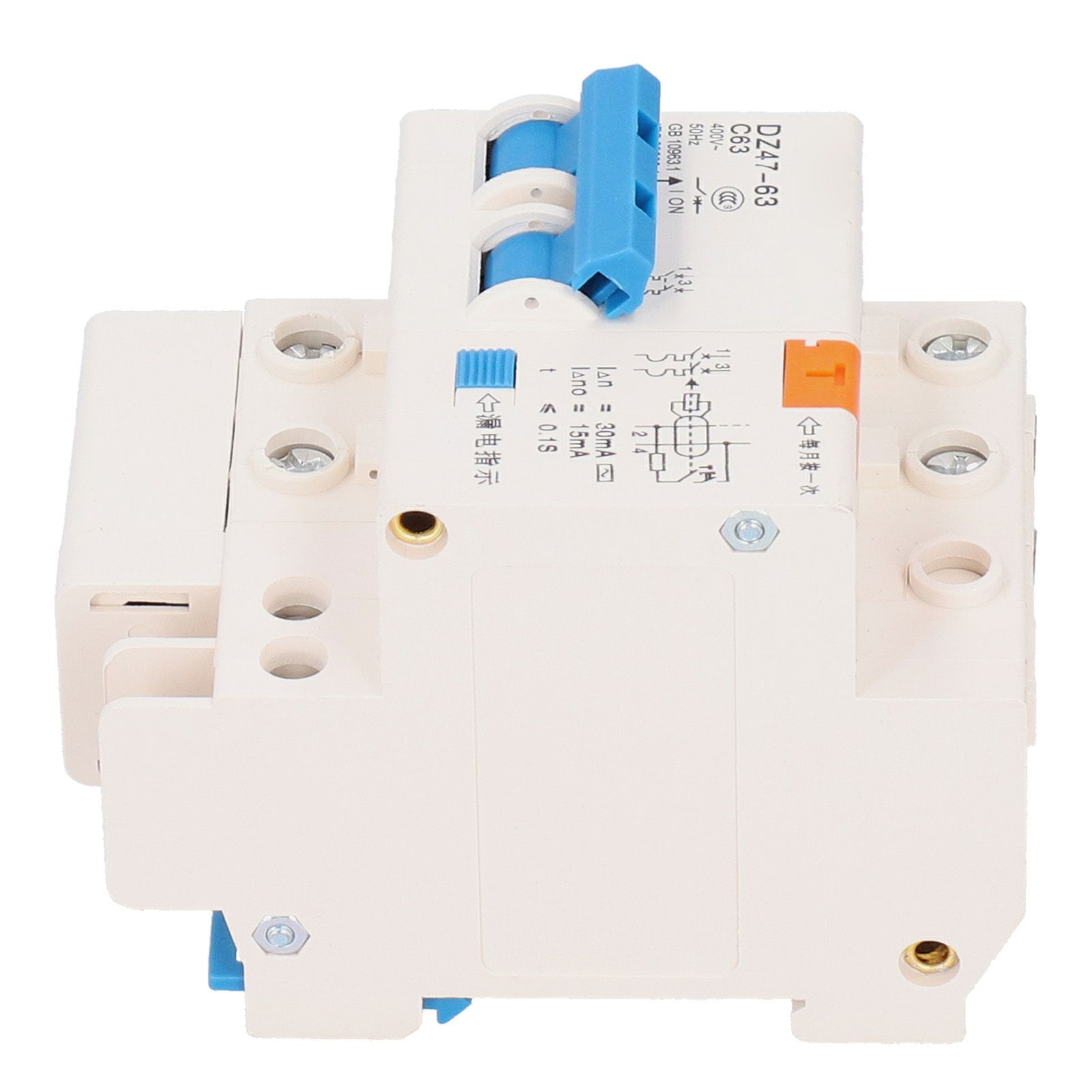 220V 2P63 Circuit Breaker Disconnector Electric Leakage Protection Switch 35mm view 5