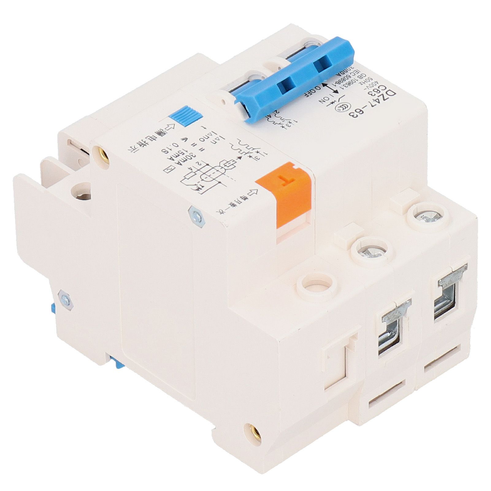 220V 2P63 Circuit Breaker Disconnector Electric Leakage Protection Switch 35mm view 6