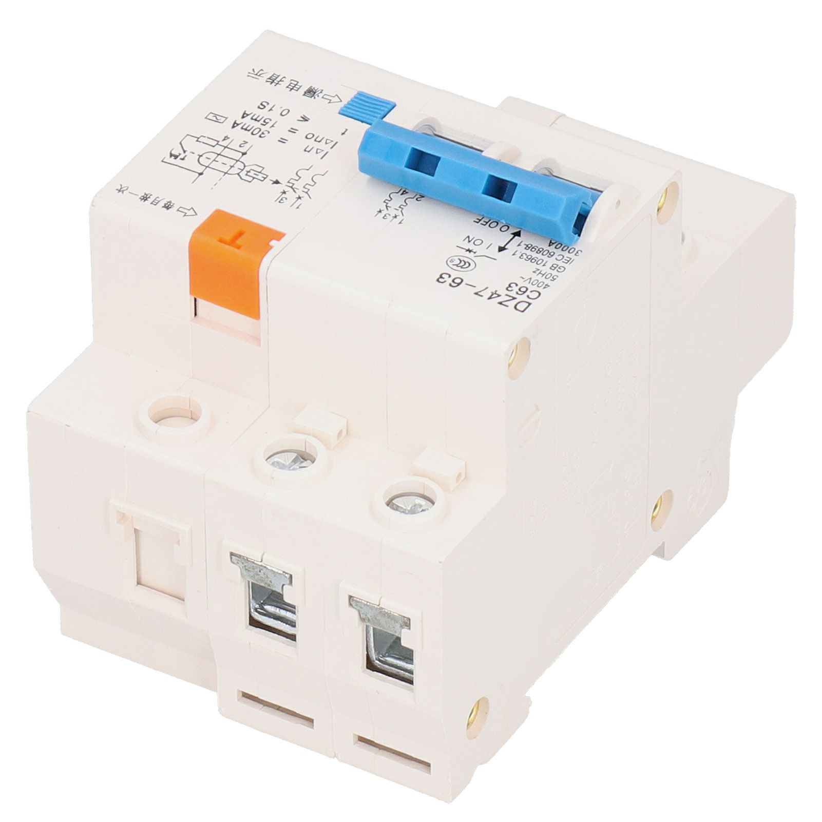 220V 2P63 Circuit Breaker Disconnector Electric Leakage Protection Switch 35mm view 8