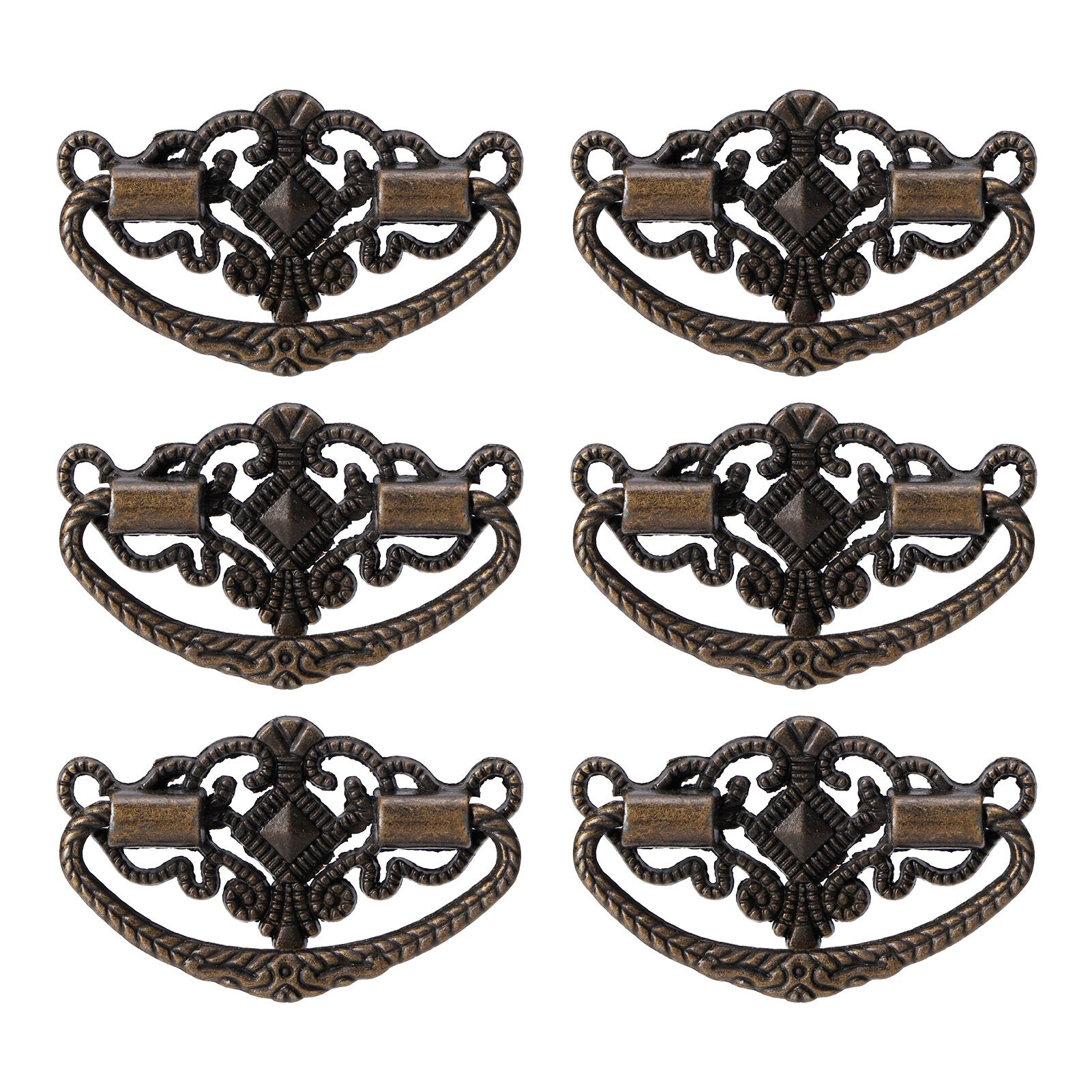15 Sets Antique Handle Kitchen Cabinet Drawer Handle Pulls Zinc Alloy Cupboard — image 1