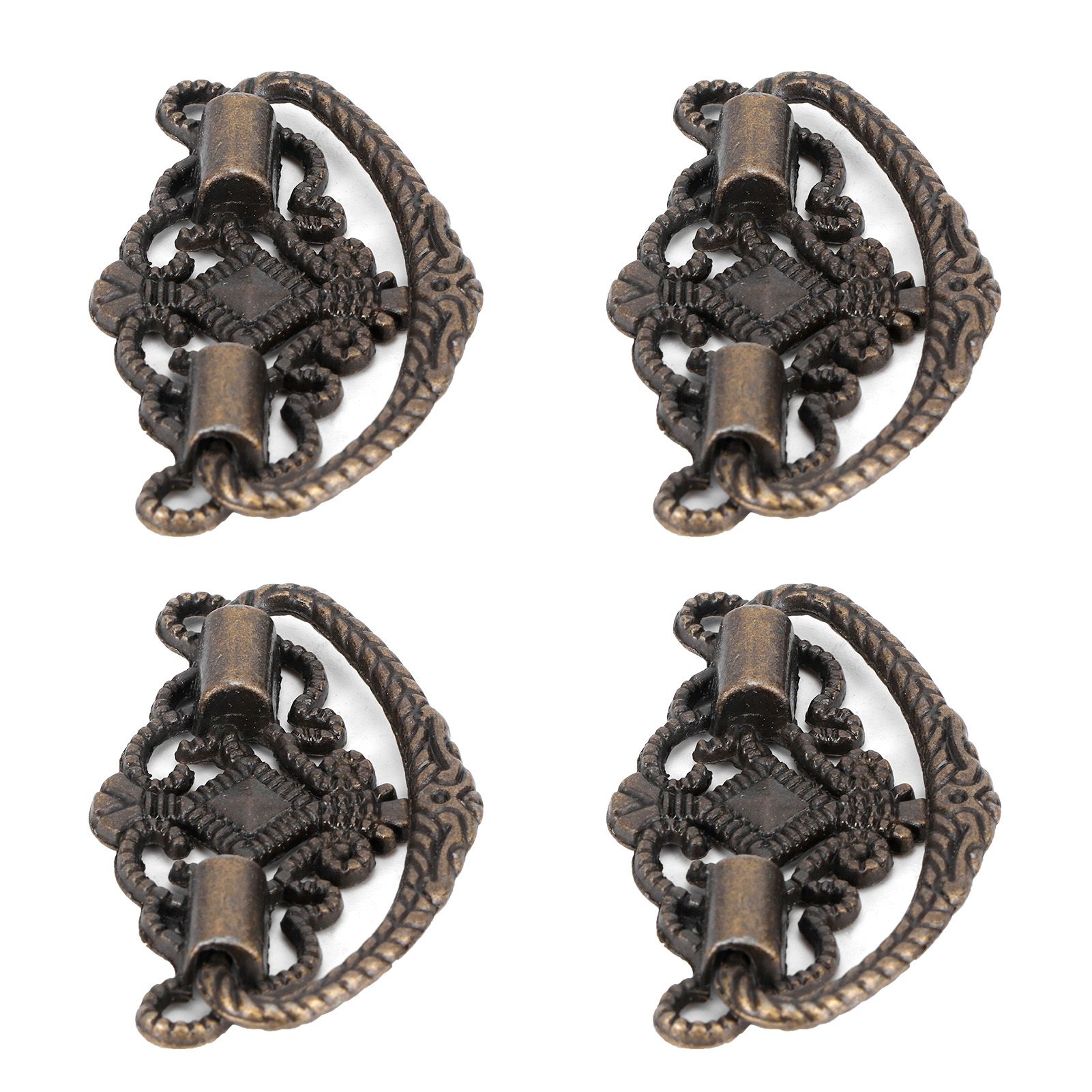 15 Sets Antique Handle Kitchen Cabinet Drawer Handle Pulls Zinc Alloy Cupboard view 7
