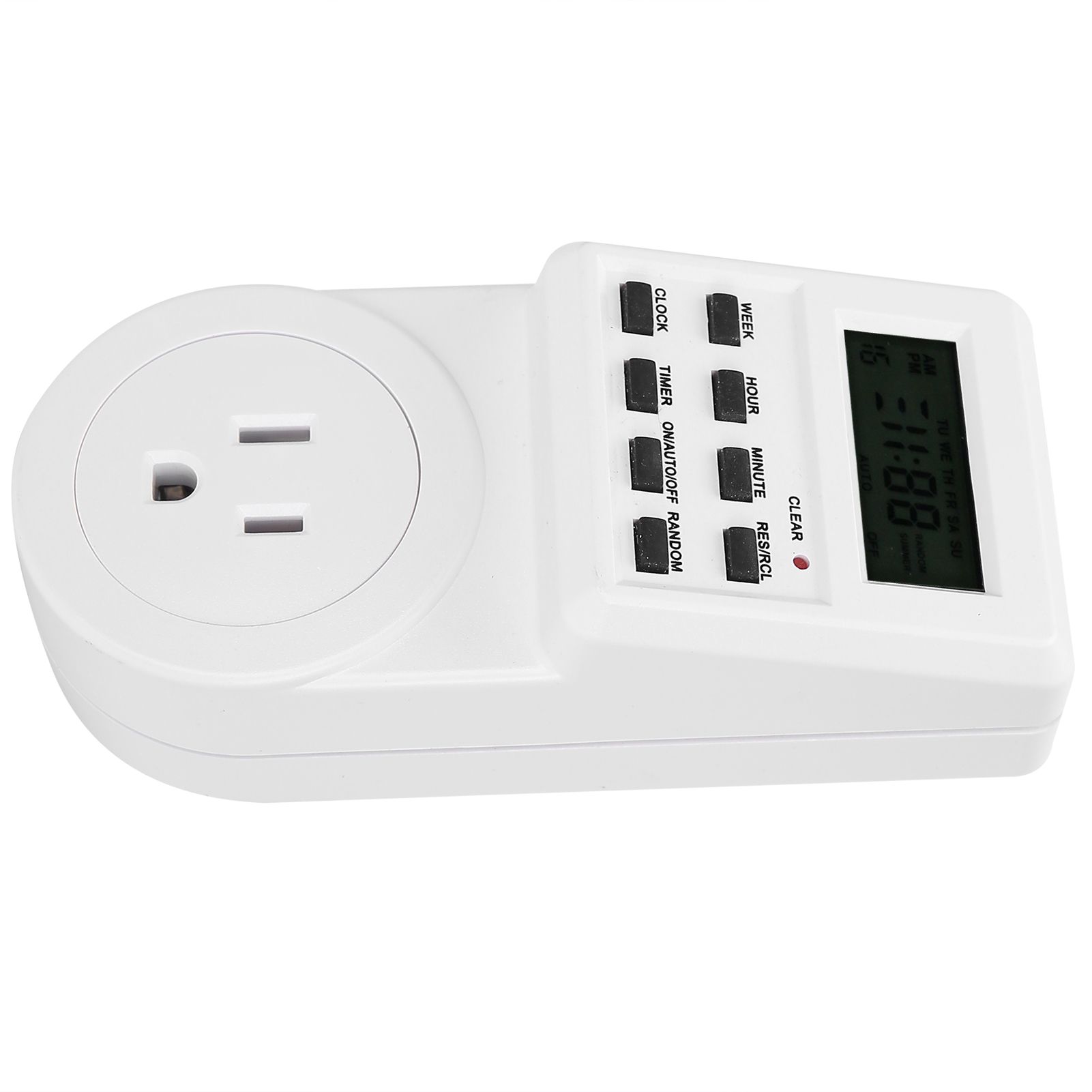 Timer Switch Plug Intelligent Programmable Outlet Timer Socket for Electrical — image 1