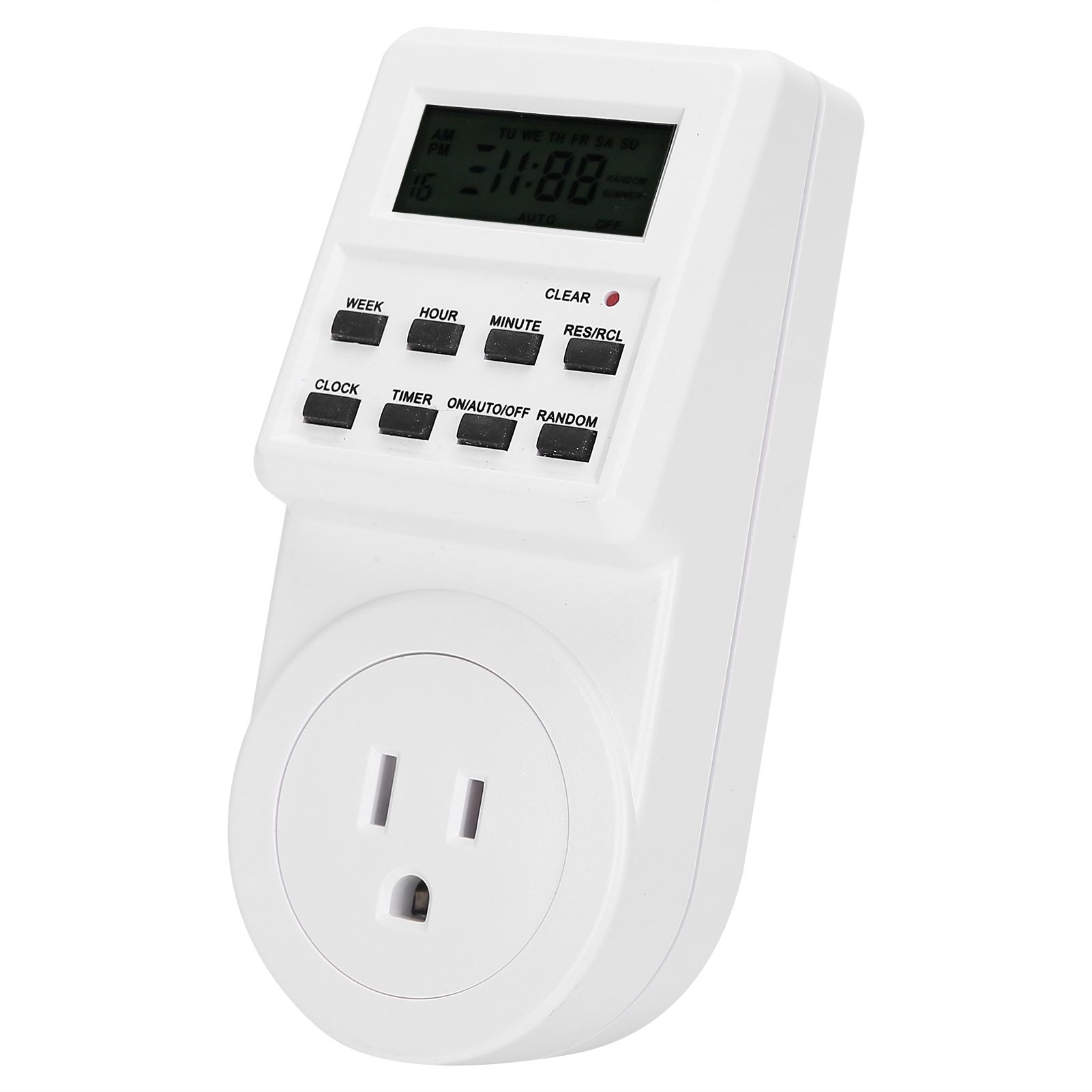 Timer Switch Plug Intelligent Programmable Outlet Timer Socket for Electrical view 8