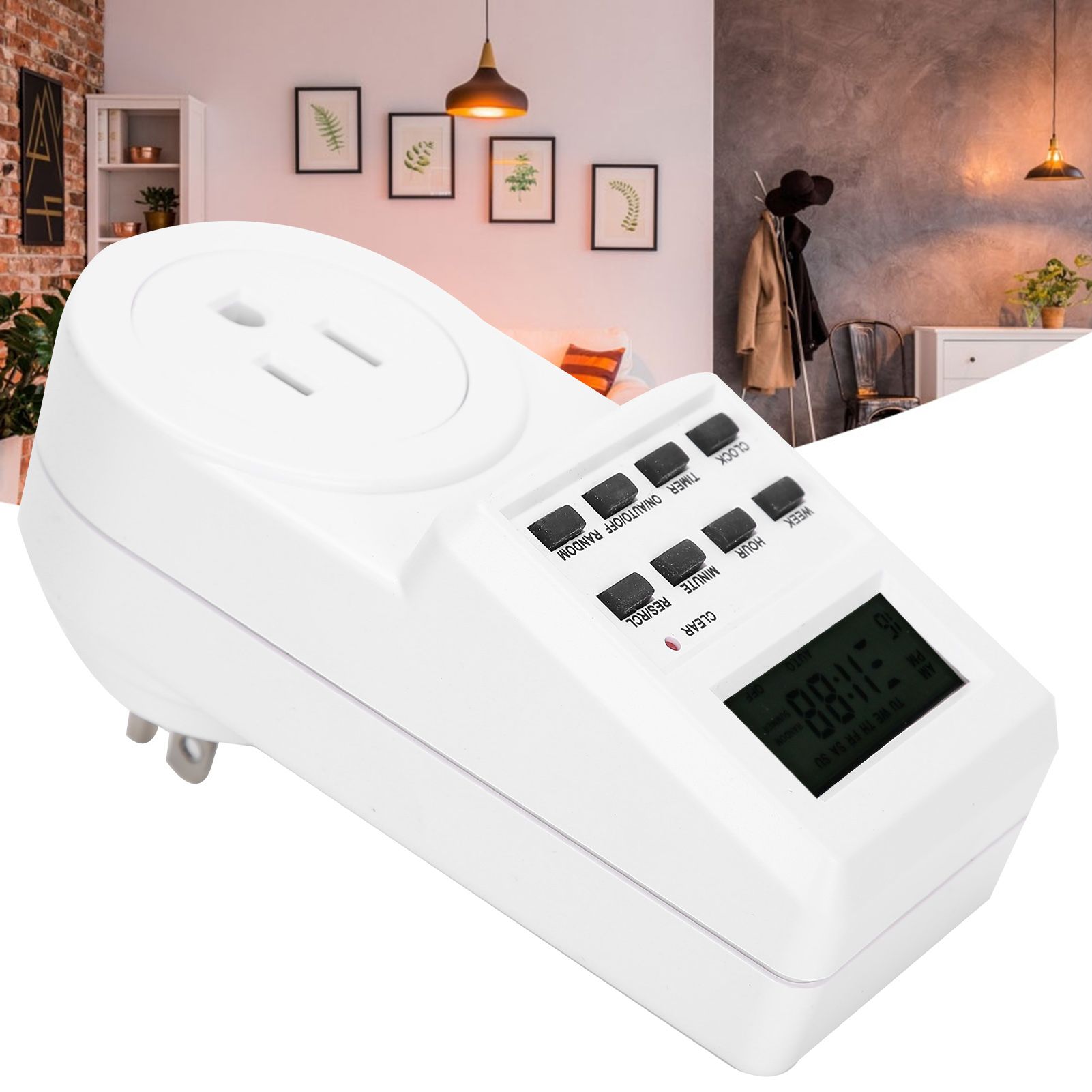 Timer Switch Plug Intelligent Programmable Outlet Timer Socket for Electrical view 10