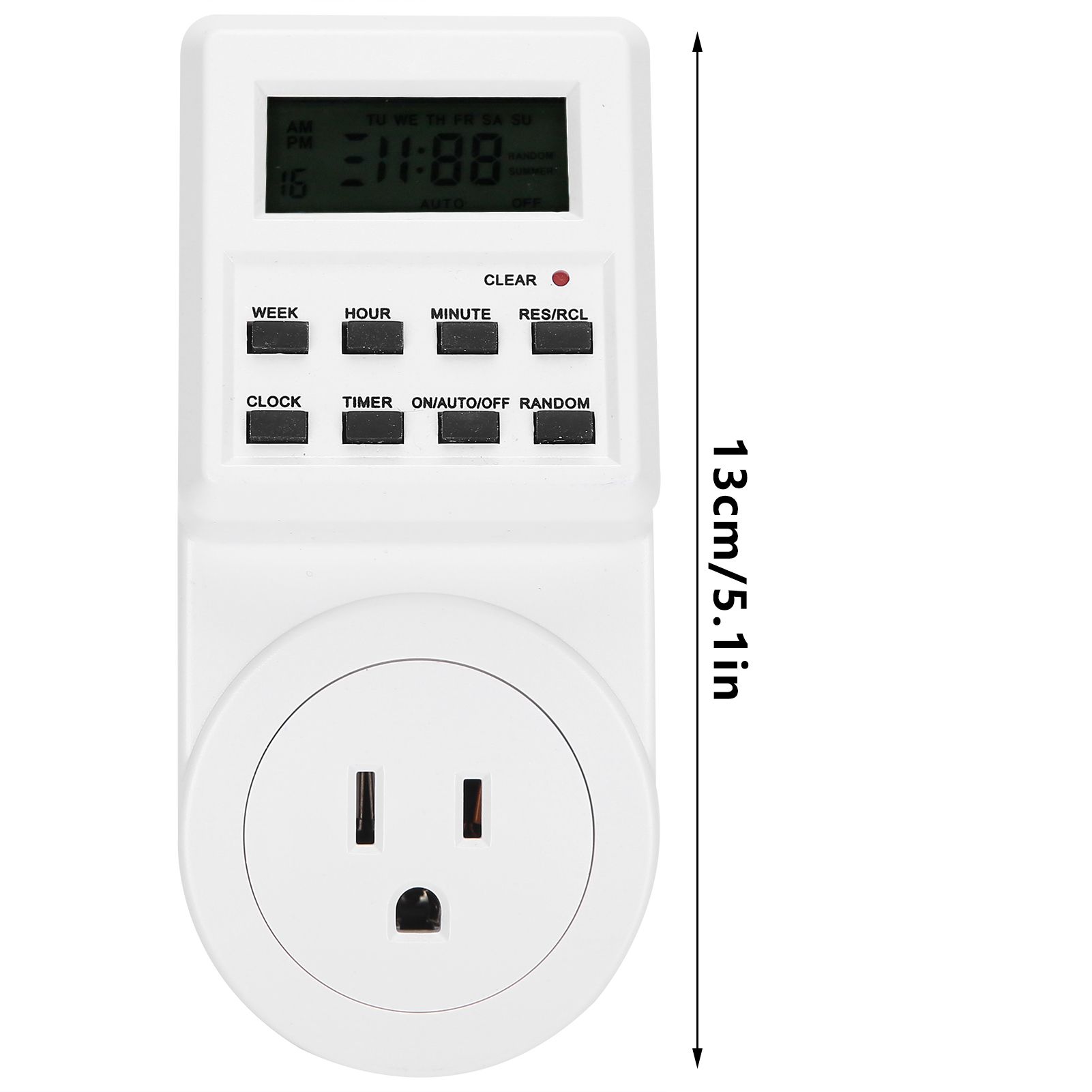 Timer Switch Plug Intelligent Programmable Outlet Timer Socket for Electrical view 11