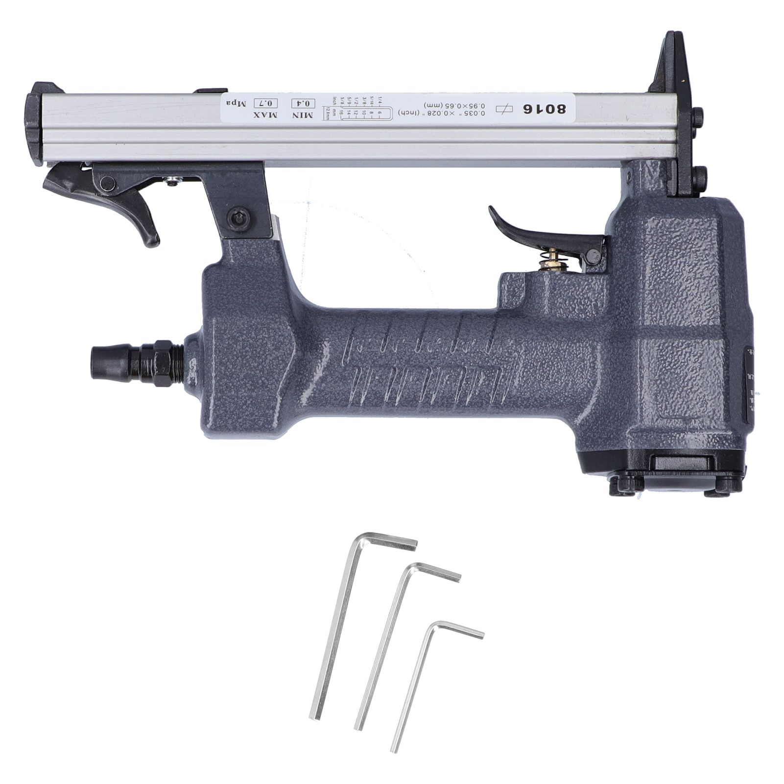 Air Nailer Pneumatic Concrete Nails Stapler Nailing Device Hand Tools Home view 2