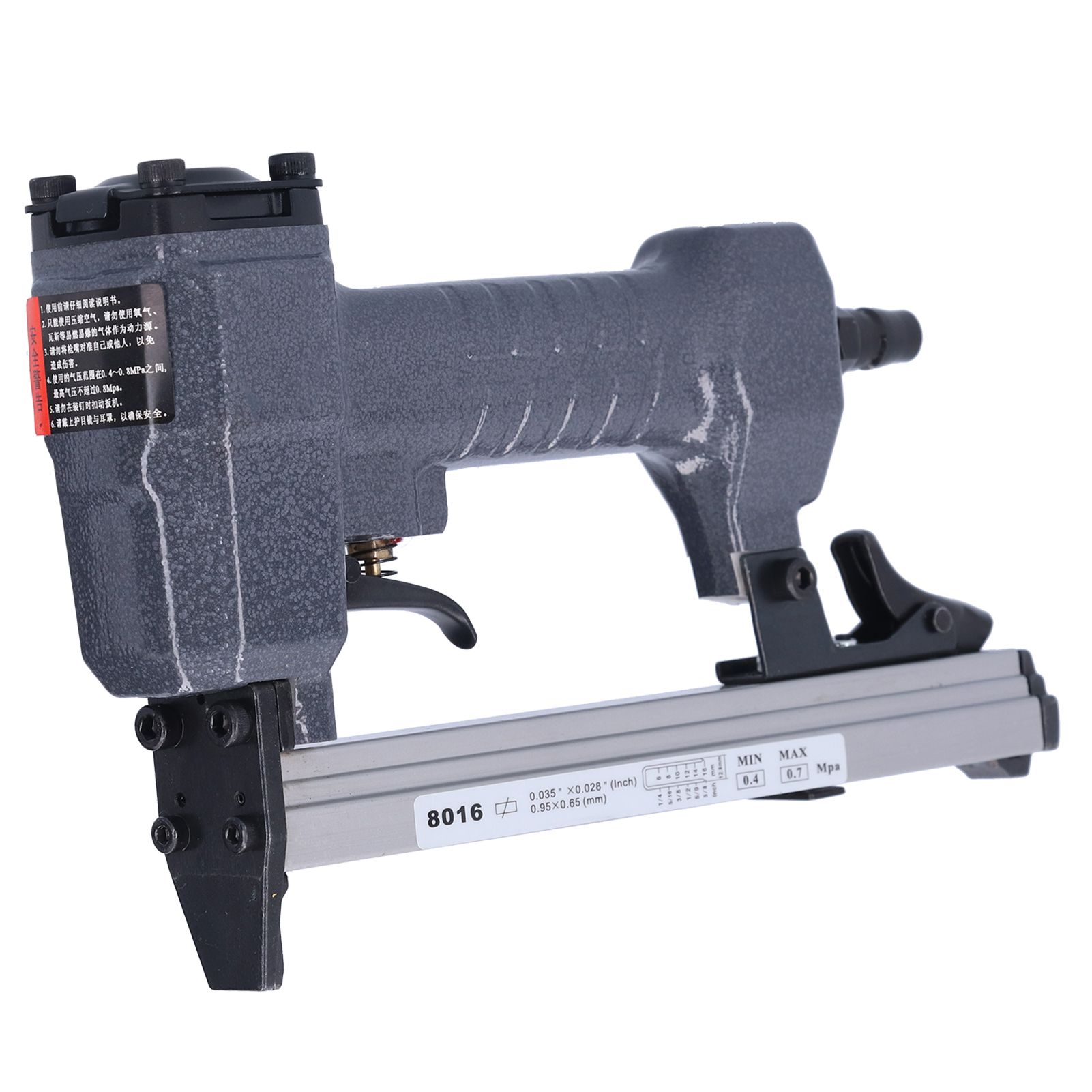 Air Nailer Pneumatic Concrete Nails Stapler Nailing Device Hand Tools Home view 6