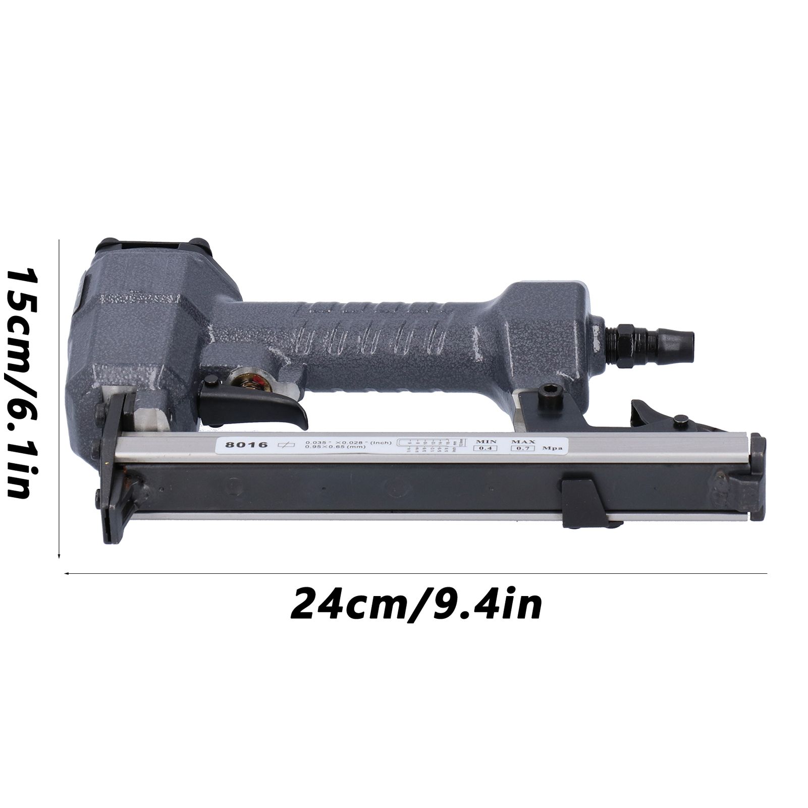Air Nailer Pneumatic Concrete Nails Stapler Nailing Device Hand Tools Home view 11