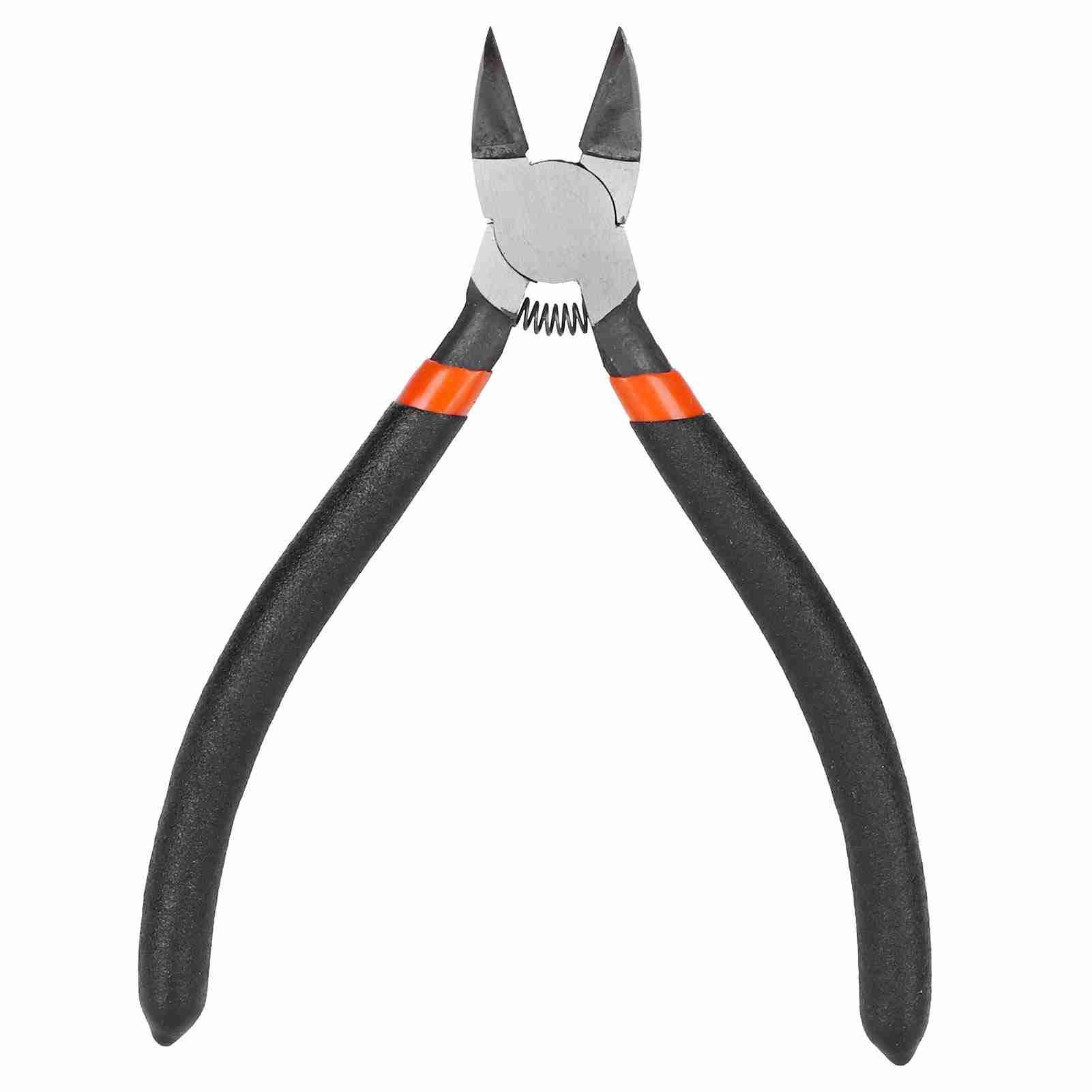 Mini Diagonal Pliers Nippers Wire Cable Cutting Pliers Spring Handle